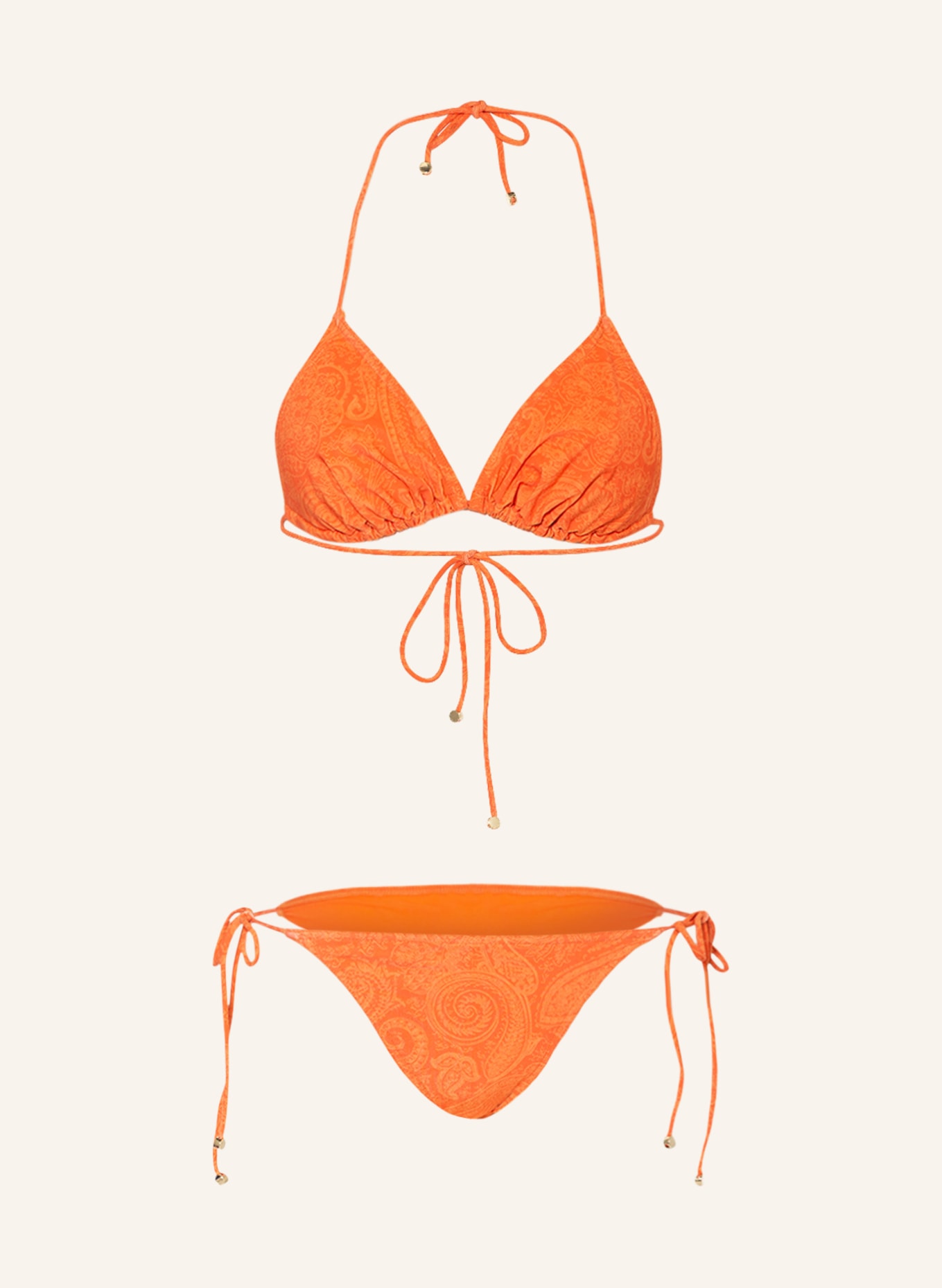 ETRO Triangle bikini, Color: ORANGE (Image 1)