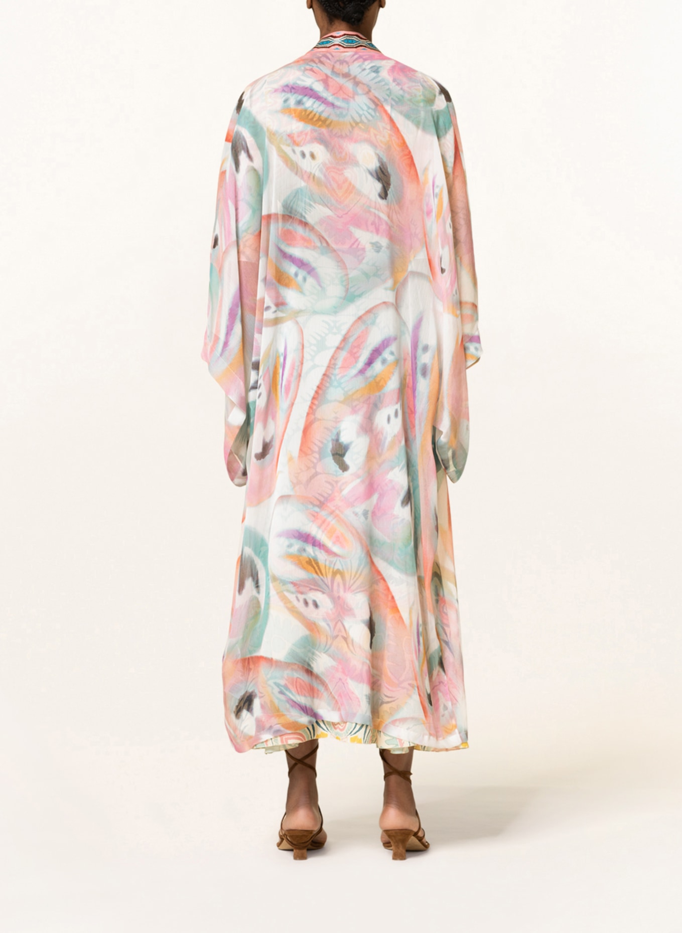 ETRO Kimono , Kolor: BIAŁY/ RÓŻOWY/ TURKUSOWY (Obrazek 3)