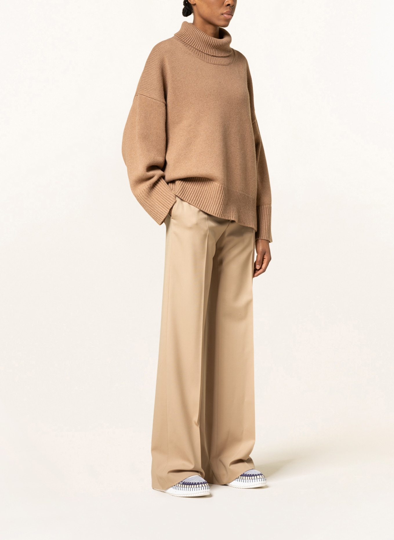 Chloé Wide leg trousers, Color: CAMEL (Image 4)