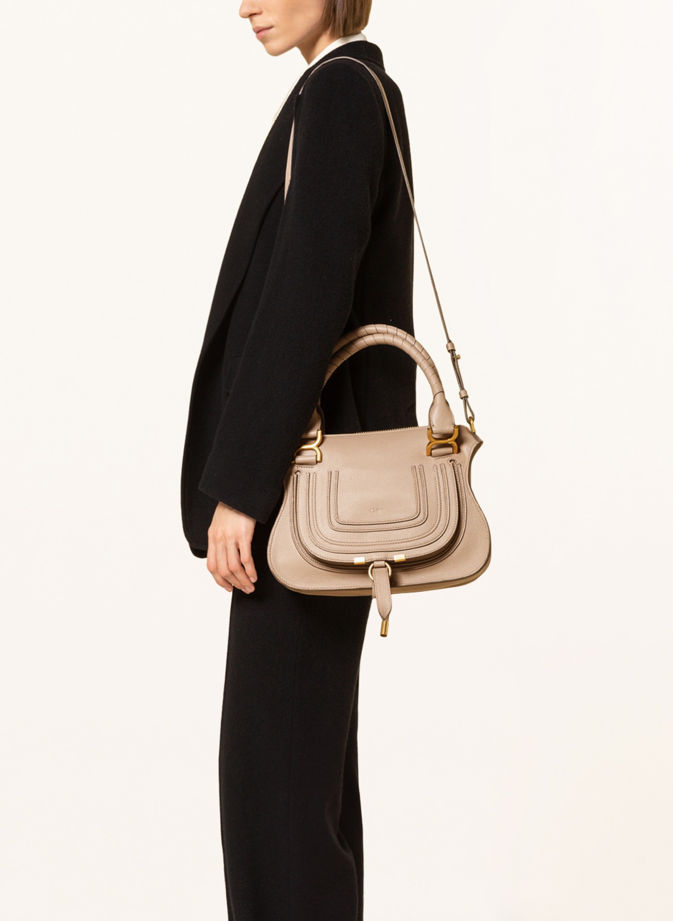 Chlo Handbag MARCIE in beige