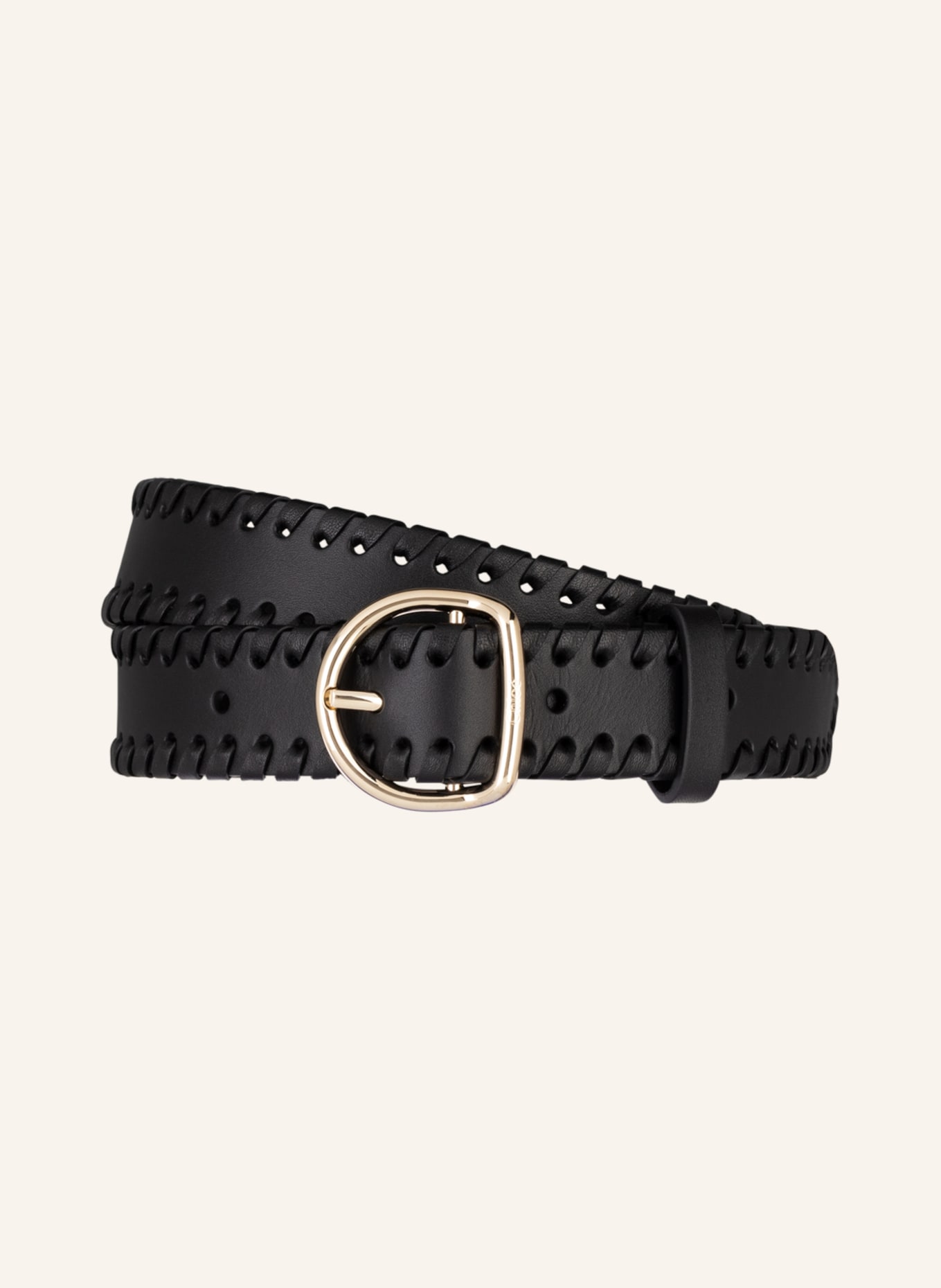 Chloé Leather belt MONY , Color: BLACK (Image 1)