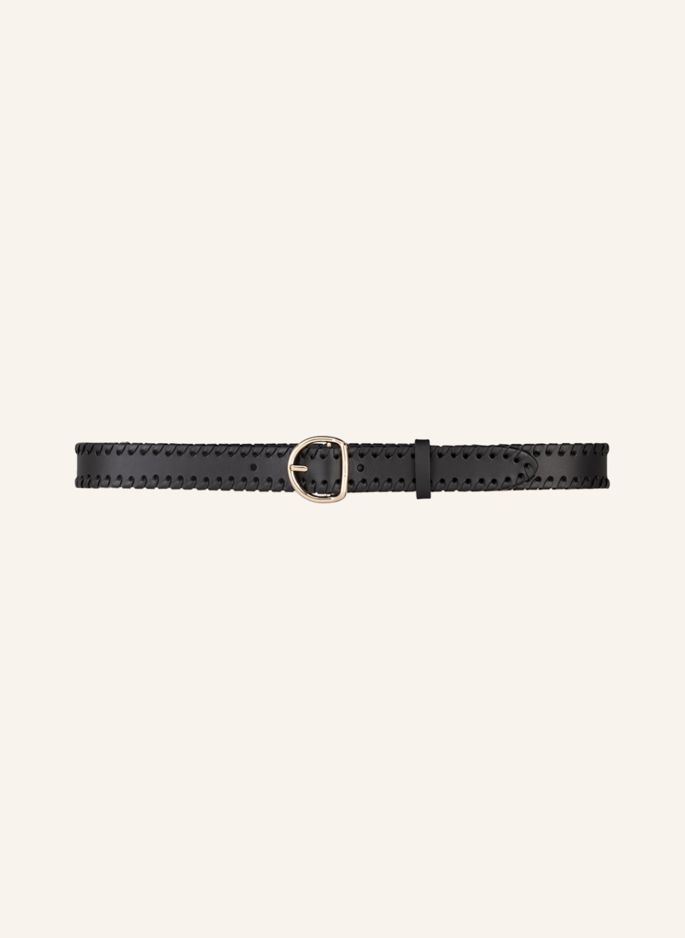 Chloé Leather belt MONY , Color: BLACK (Image 2)