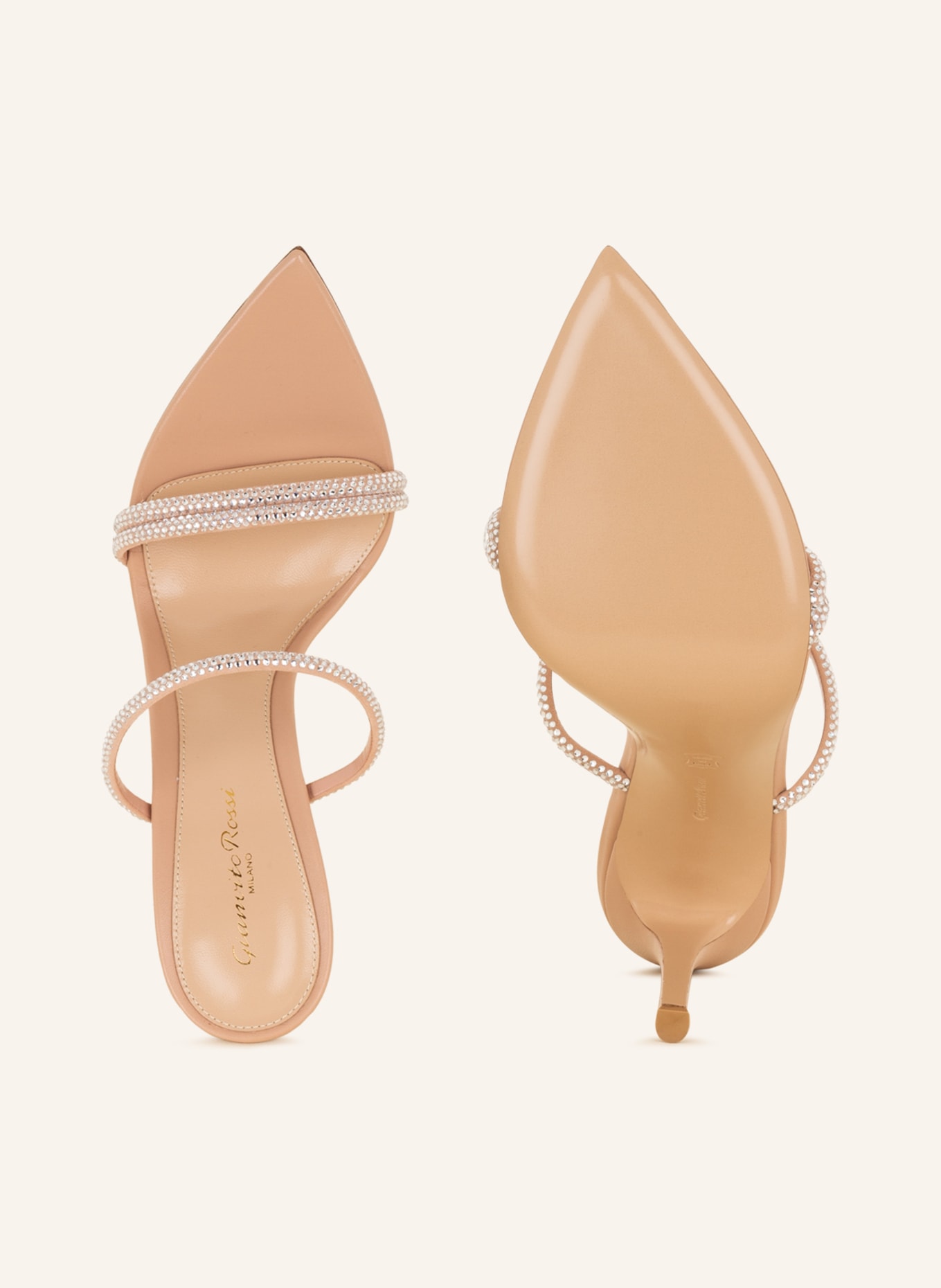 Gianvito Rossi Sandals with decorative gems , Color: ROSE (Image 5)