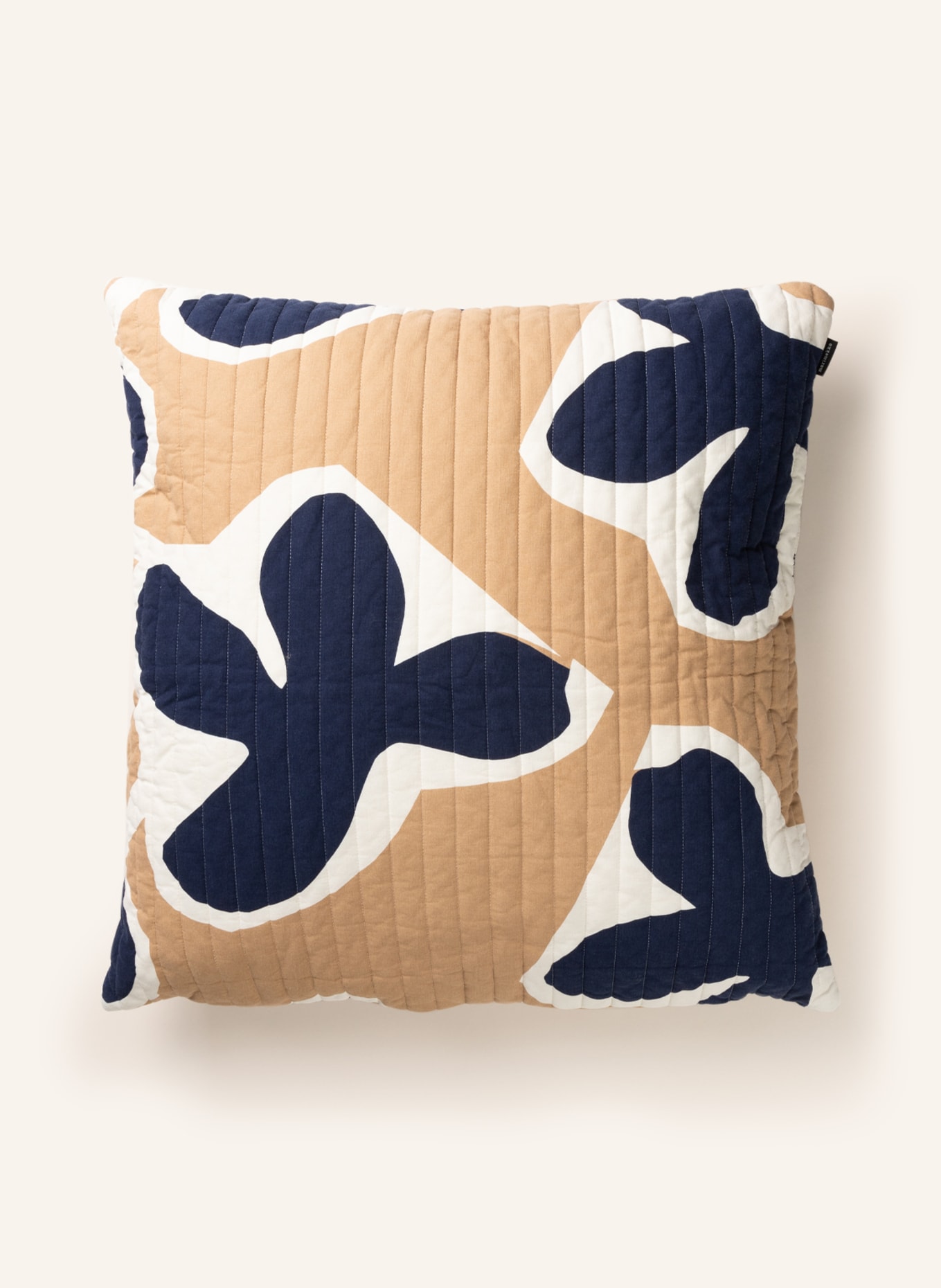 marimekko Decorative cushion KEVÄTKIURU, Color: BEIGE/ DARK BLUE/ WHITE (Image 2)