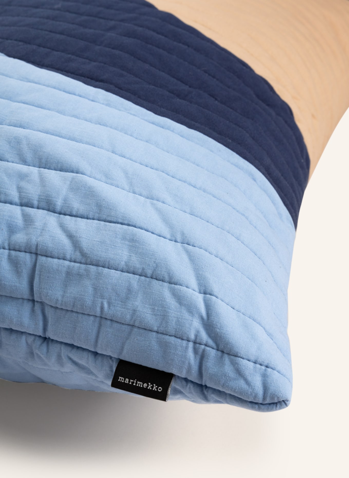 marimekko Decorative cushion, Color: LIGHT BLUE/ DARK BLUE/ BEIGE (Image 3)