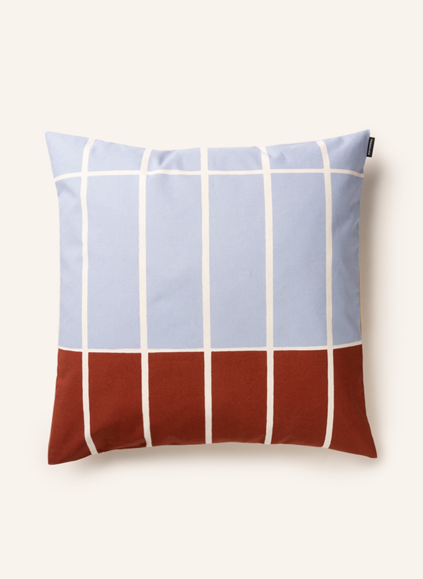 marimekko Decorative cushion cover TIILISKIVI, Color: LIGHT BLUE/ CREAM/ BEIGE (Image 1)