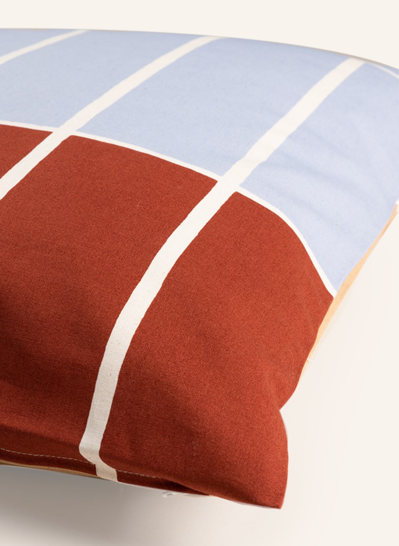 marimekko Decorative cushion cover TIILISKIVI, Color: LIGHT BLUE/ CREAM/ BEIGE (Image 3)