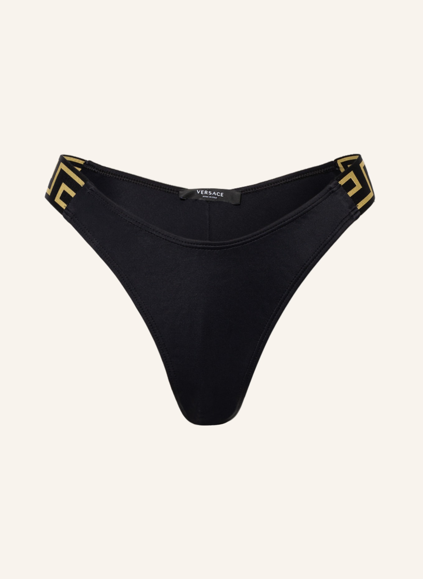 VERSACE Brazilian bikini bottoms, Color: BLACK (Image 1)
