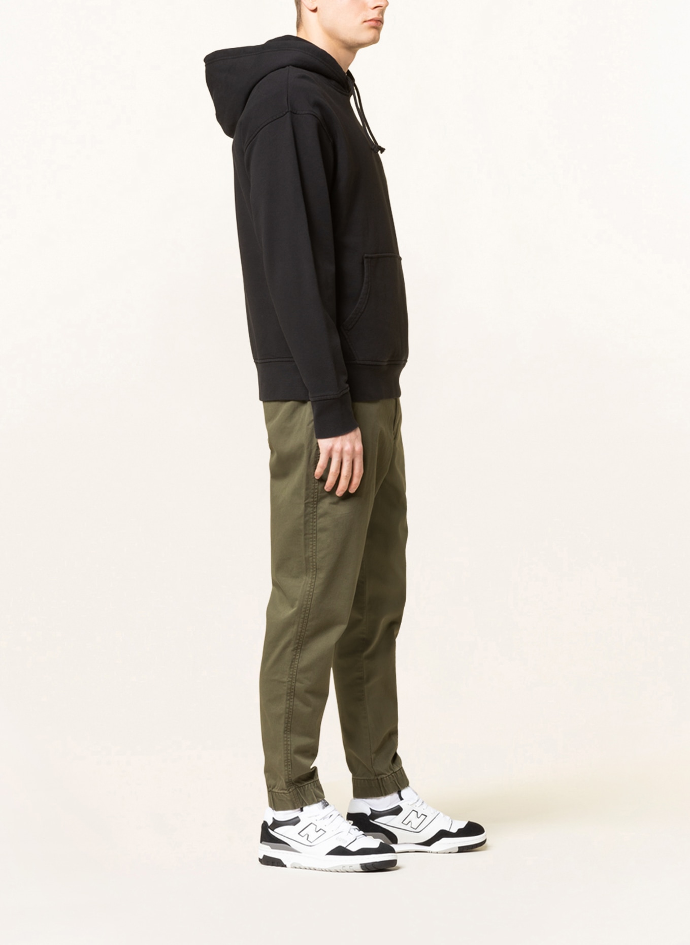levi's hoodie men's black