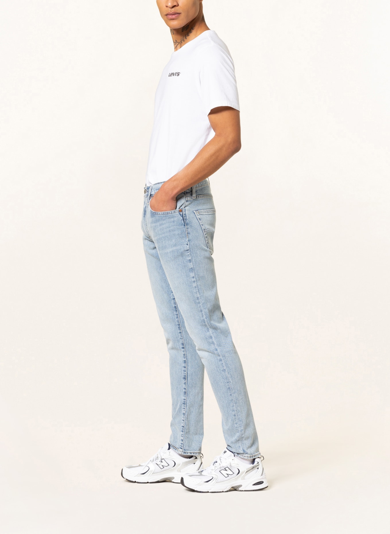 Levi's® Jeans 512 Tapered Fit, Farbe: 50 Light Indigo - Worn In (Bild 4)