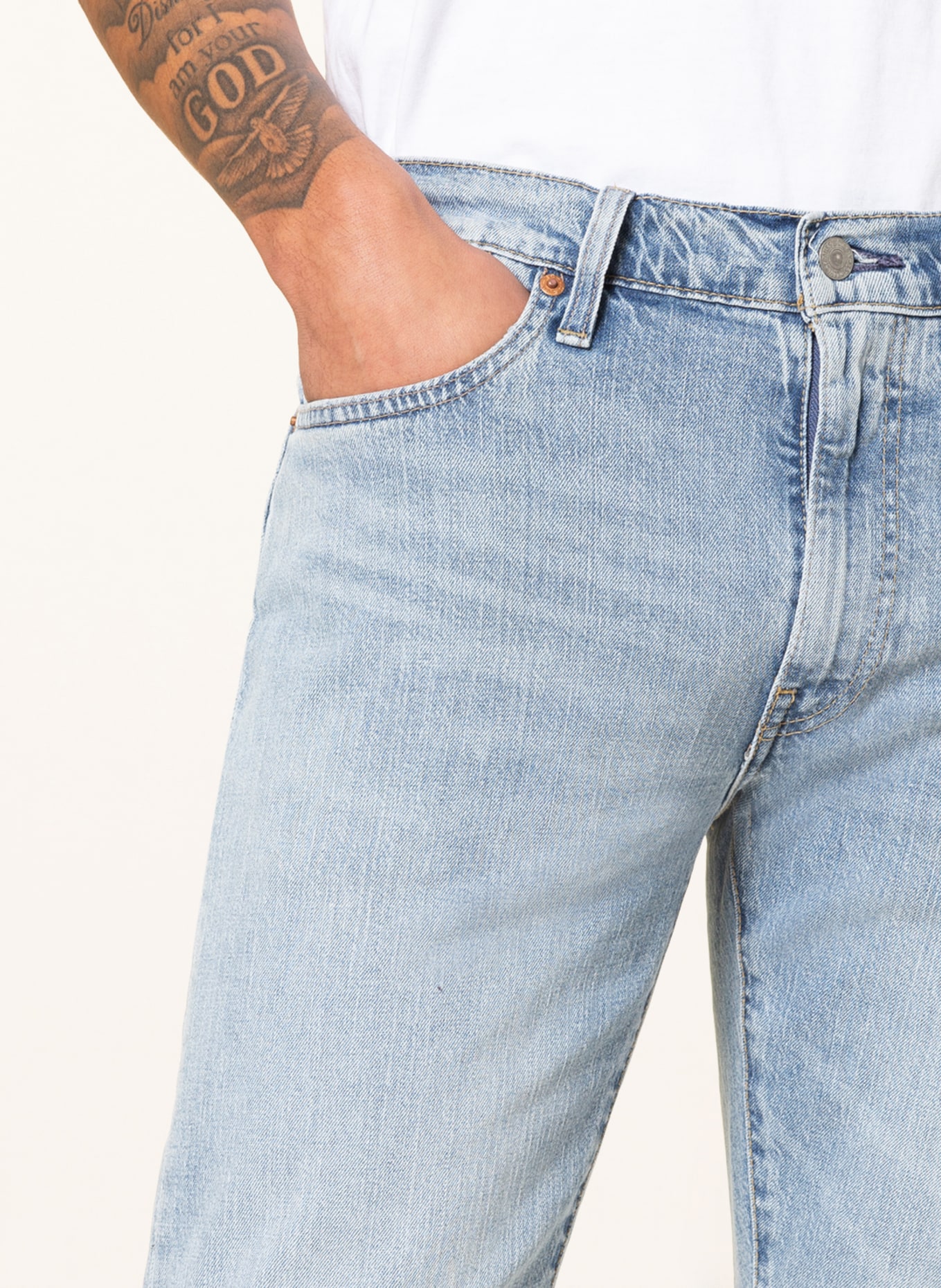Levi's® Jeans 512 tapered fit, Color: 50 Light Indigo - Worn In (Image 5)