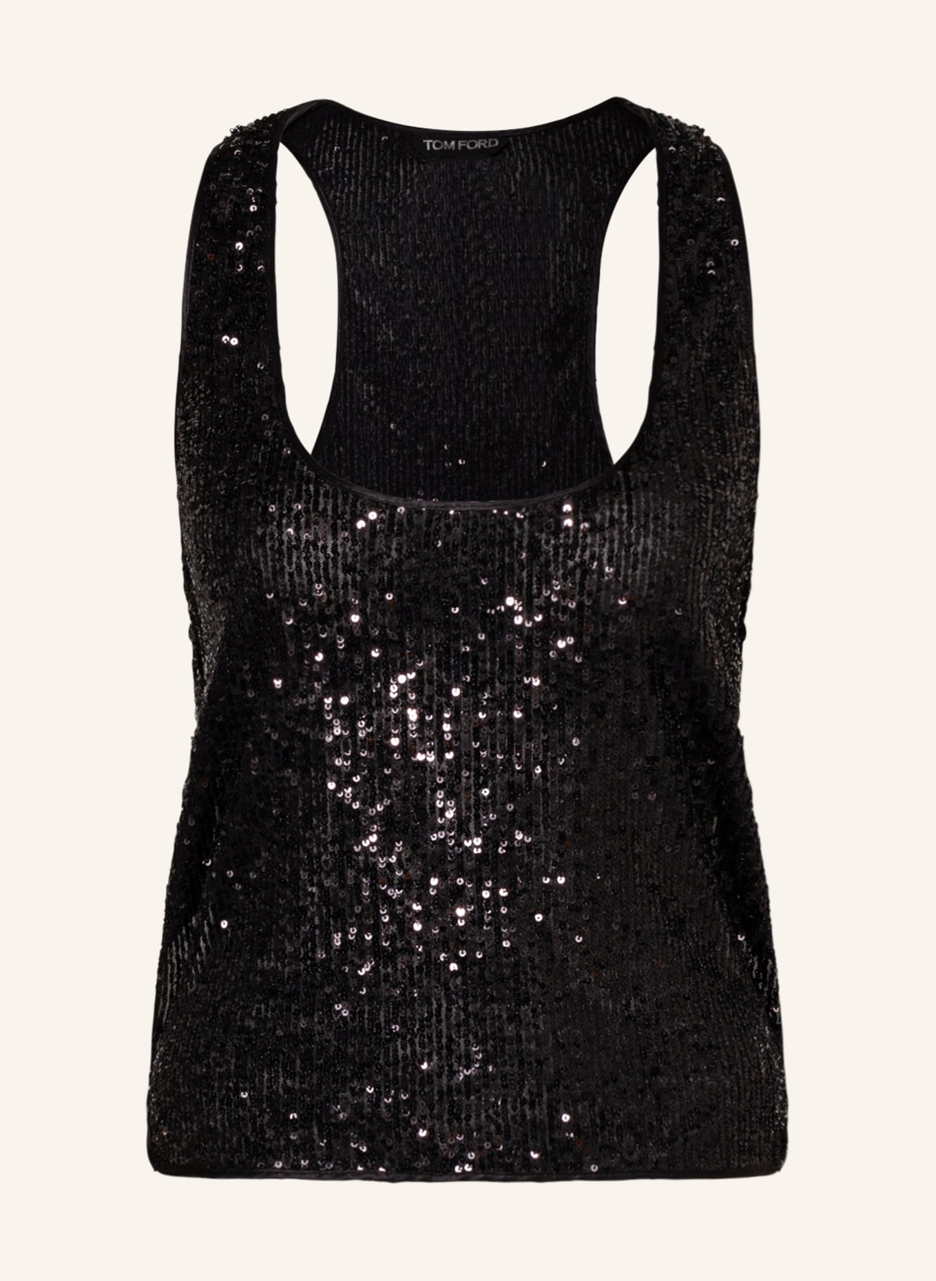 TOM FORD Top with sequins , Color: BLACK (Image 1)