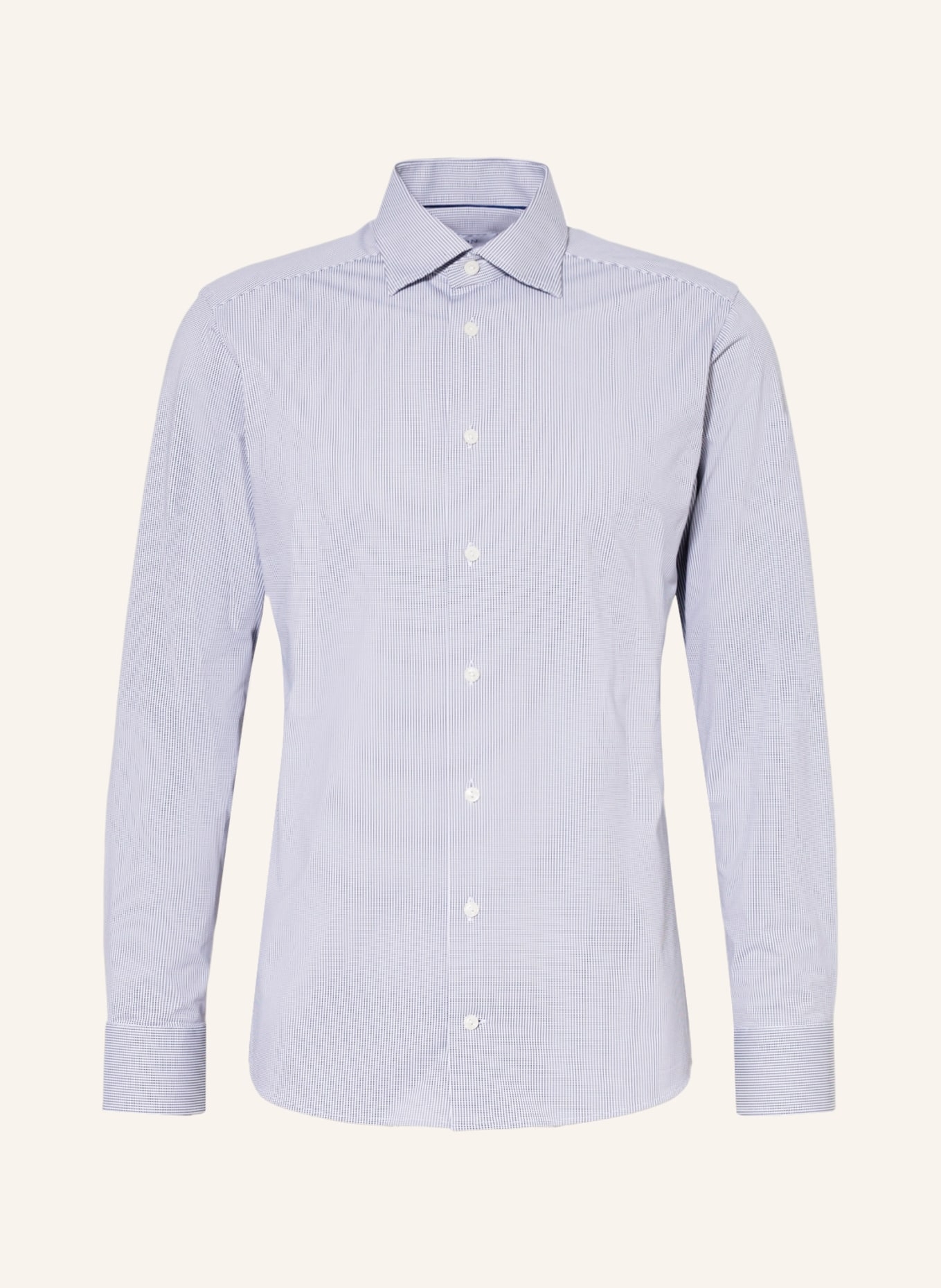 ETON Jersey shirt slim fit , Color: WHITE/ DARK BLUE (Image 1)