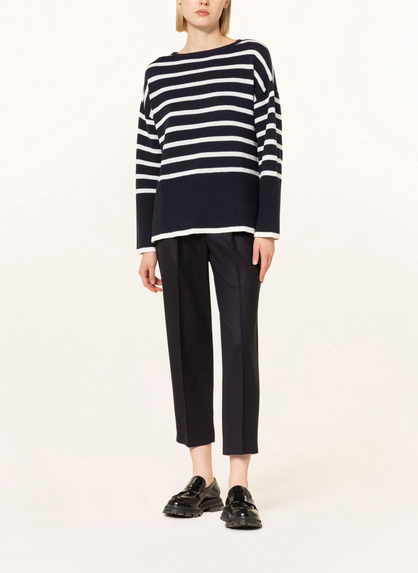 lilienfels Sweater , Color: DARK BLUE/ WHITE (Image 2)