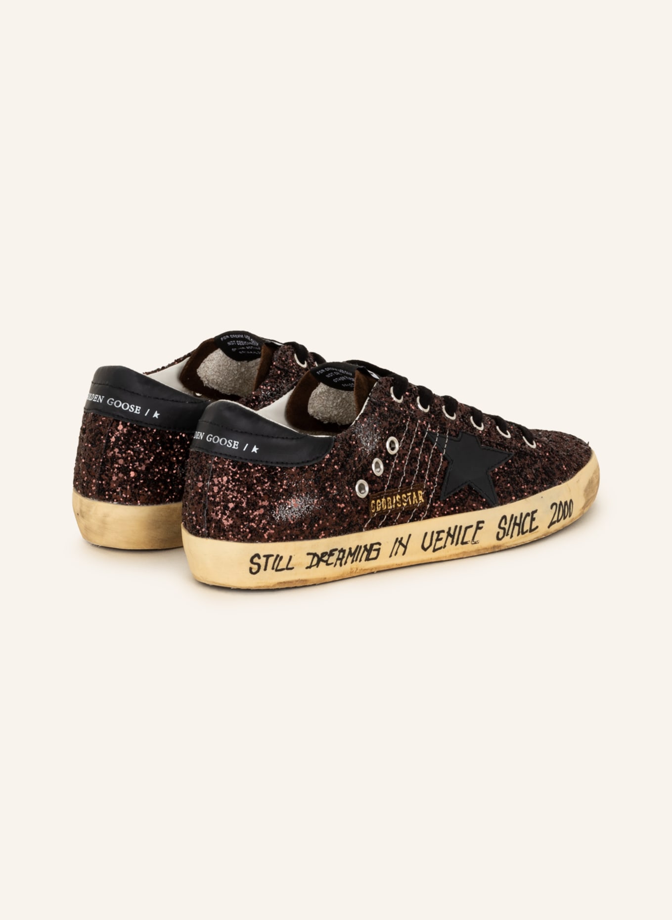 GOLDEN GOOSE Sneakersy SUPER-STAR , Barva: TMAVĚ HNĚDÁ (Obrázek 2)