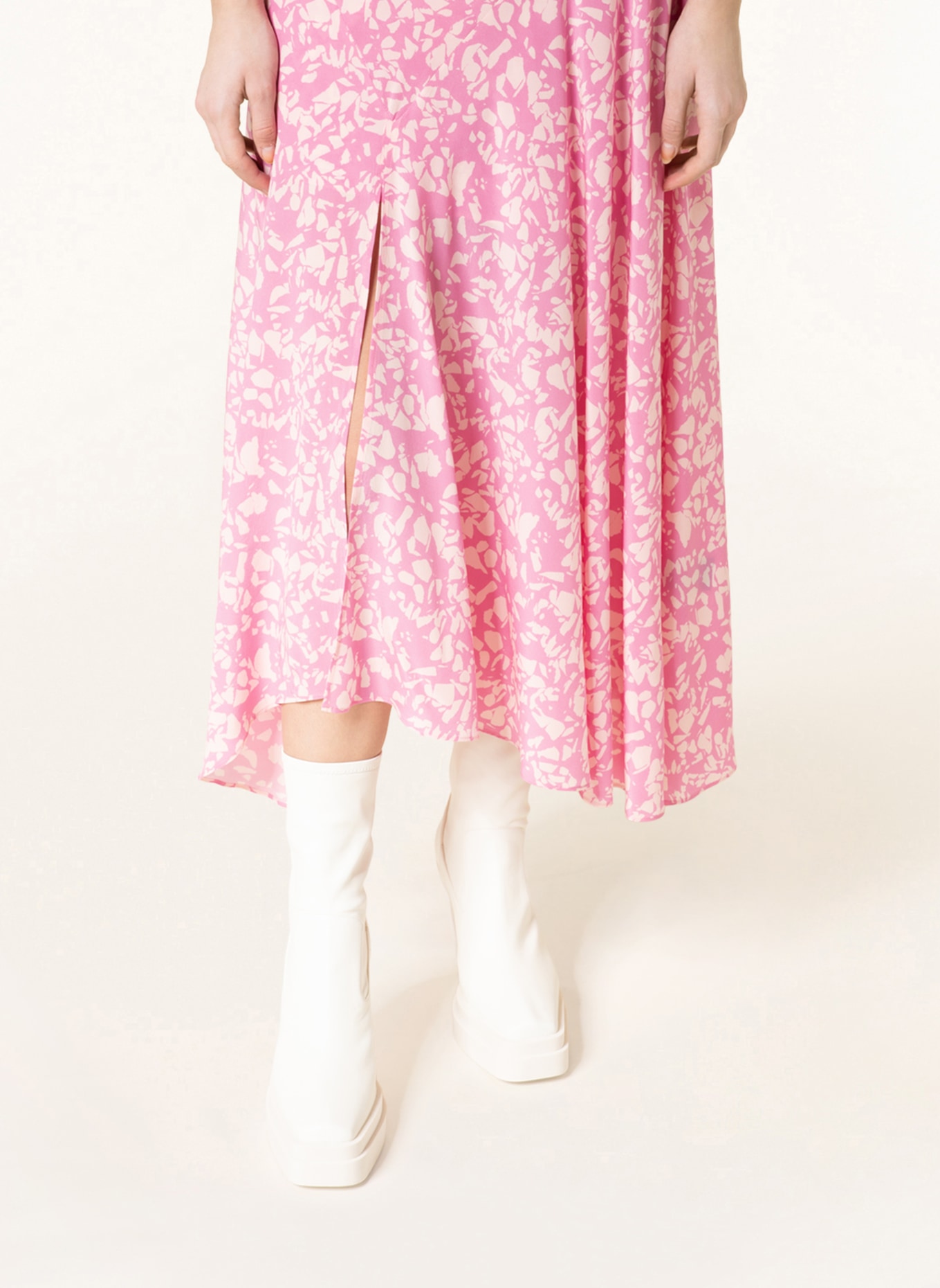 ISABEL MARANT Silk skirt SAKURA , Color: PINK/ LIGHT PINK (Image 4)