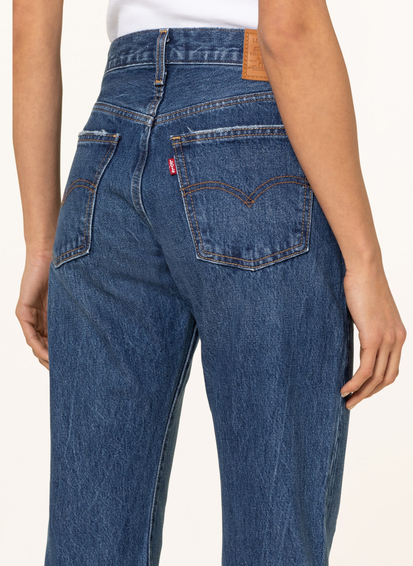 Levi's® Straigh Jeans MIDDY STRAIGHT, Farbe: 01 Dark Indigo - Worn In (Bild 5)