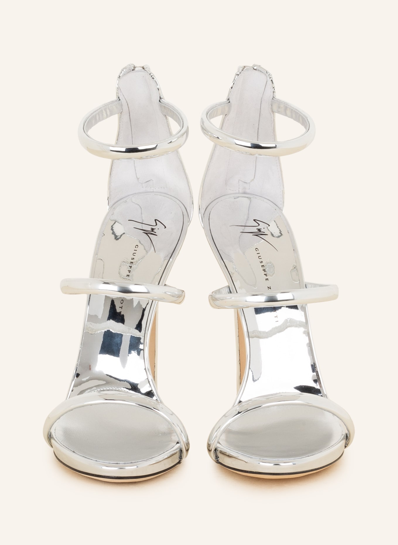 GIUSEPPE ZANOTTI DESIGN Sandals, Color: SILVER (Image 3)