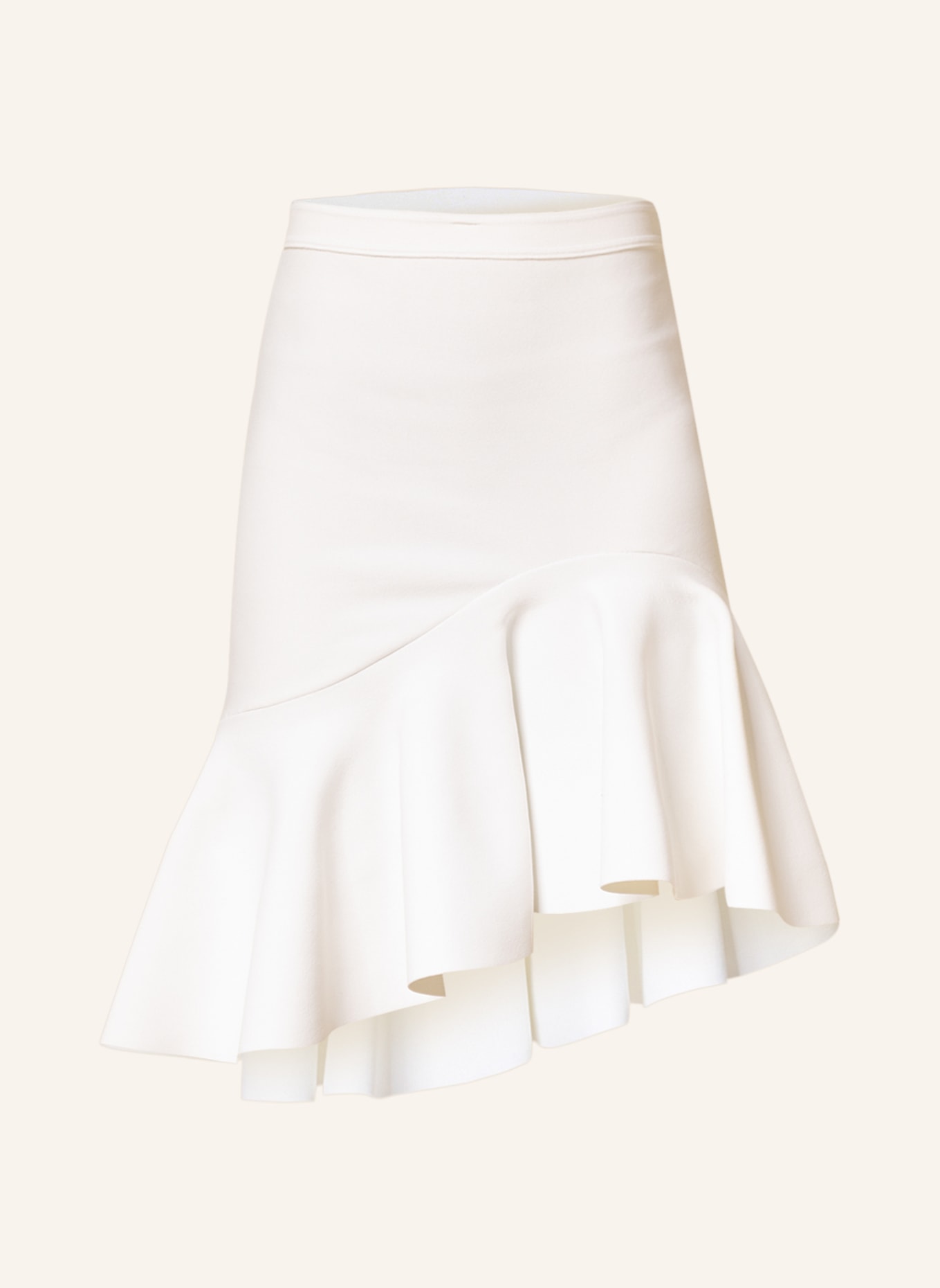 Alexander McQUEEN Skirt with frills, Color: WHITE (Image 1)