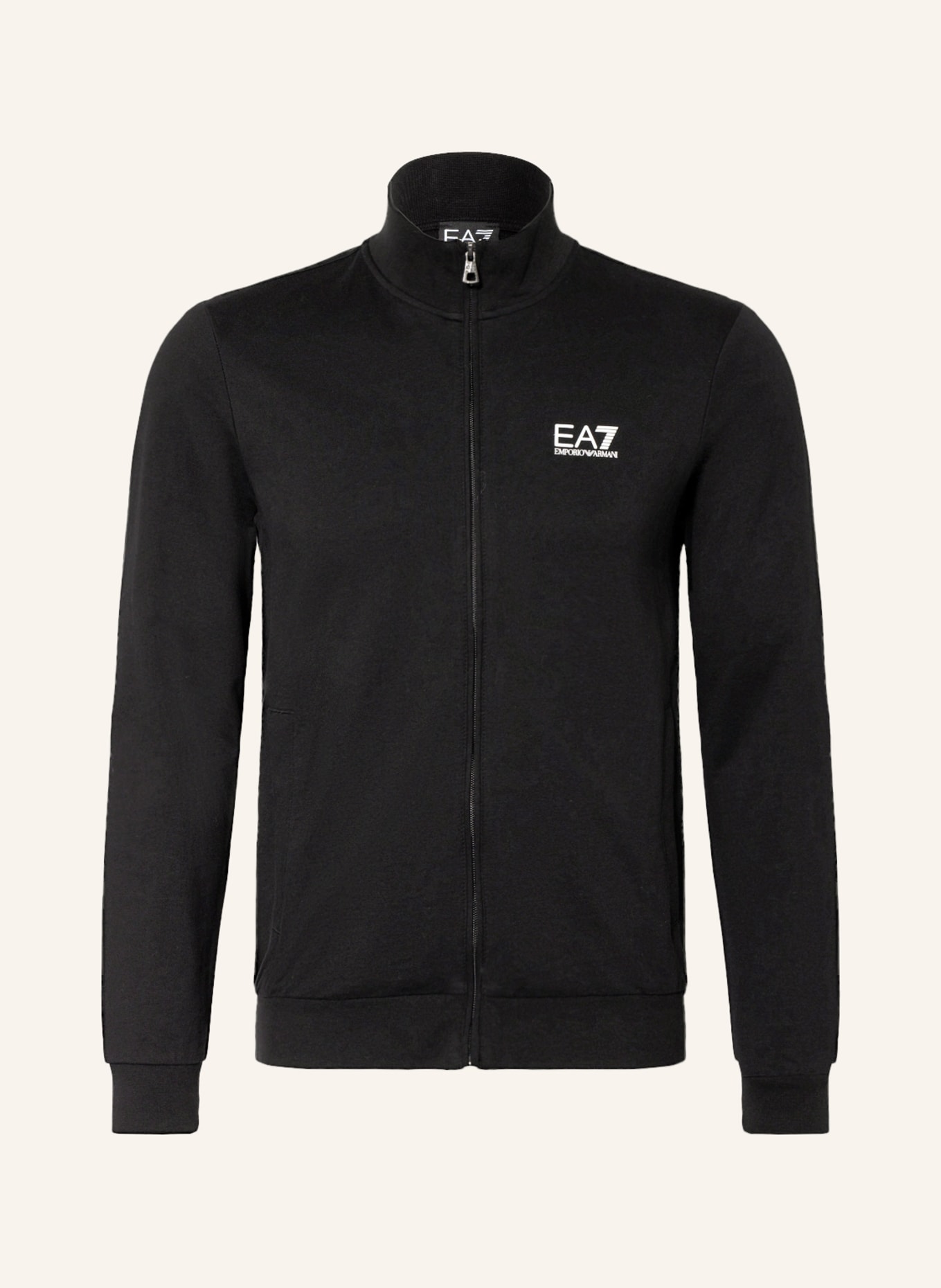 EA7 EMPORIO ARMANI Sweat jacket, Color: BLACK (Image 1)