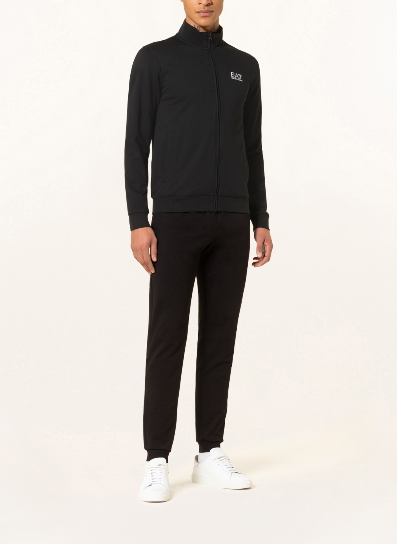 EA7 EMPORIO ARMANI Sweat jacket, Color: BLACK (Image 2)