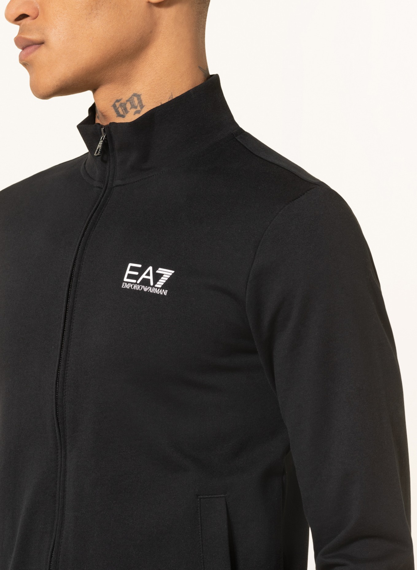 EA7 EMPORIO ARMANI Bluza rozpinana, Kolor: CZARNY (Obrazek 5)