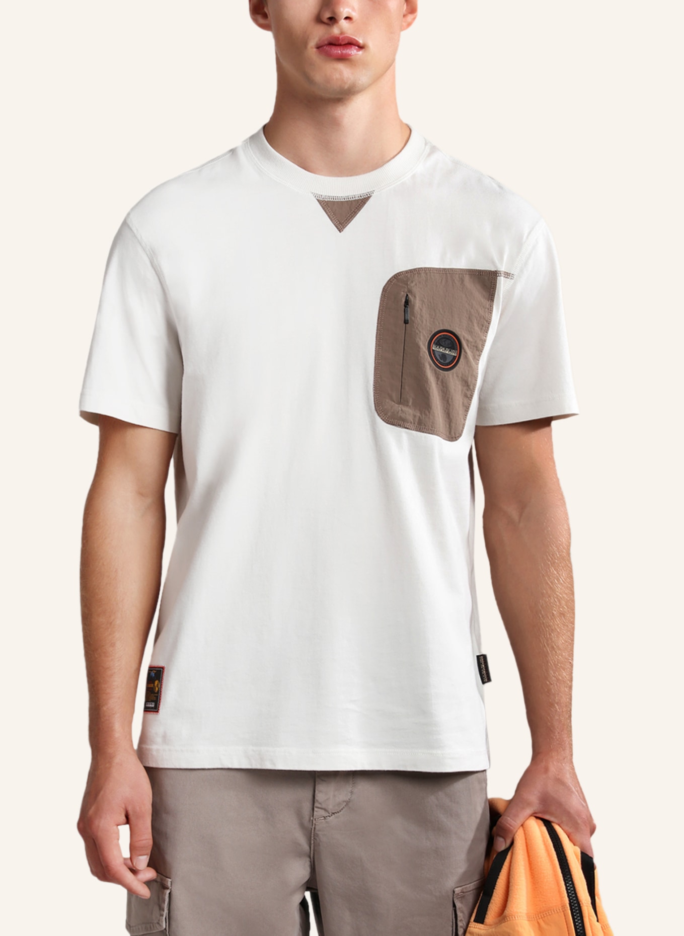 NAPAPIJRI T-Shirt AMBATO, Farbe: CREME (Bild 2)