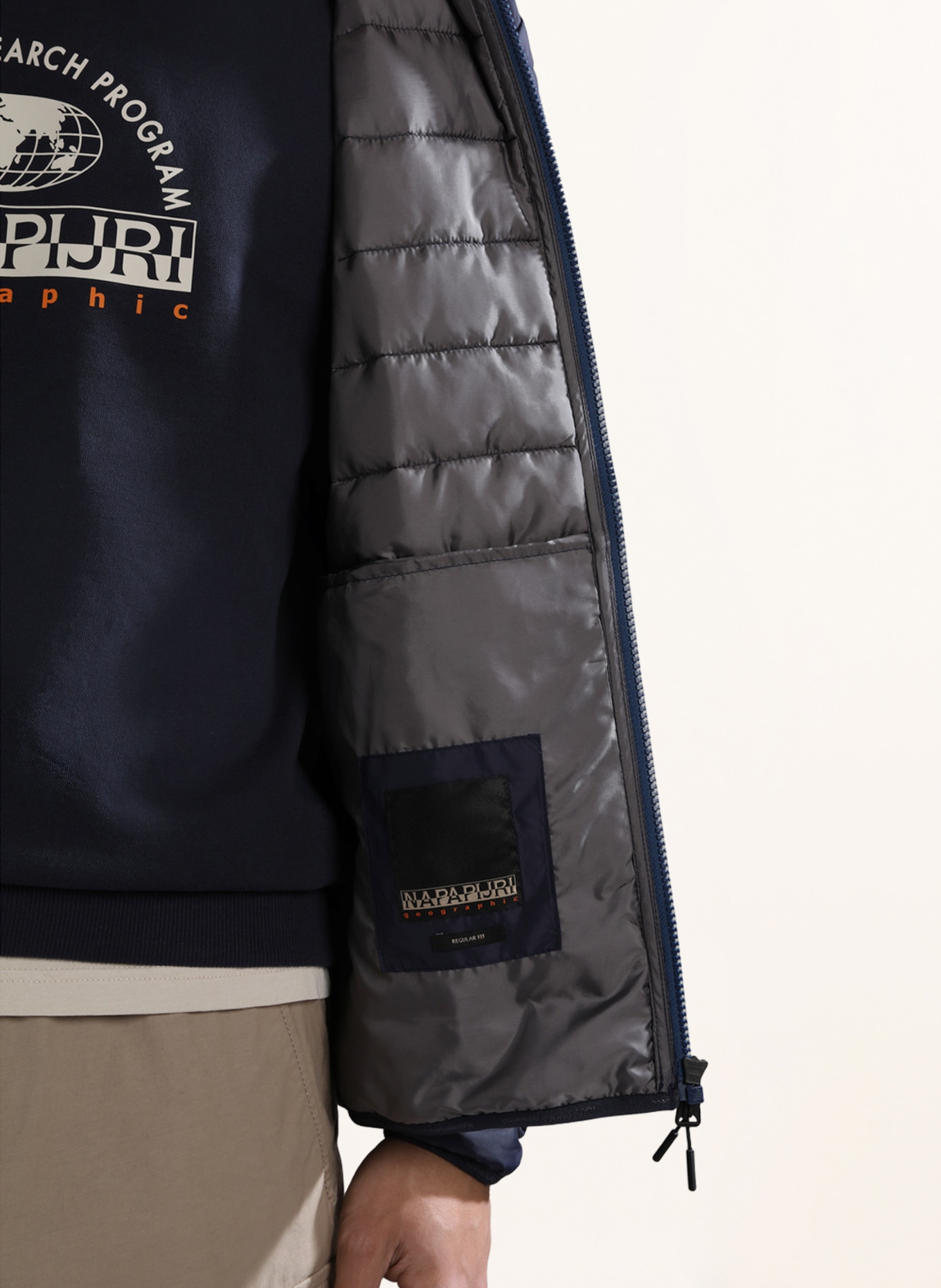 NAPAPIJRI Quilted jacket ACALMAR, Color: DARK BLUE (Image 5)