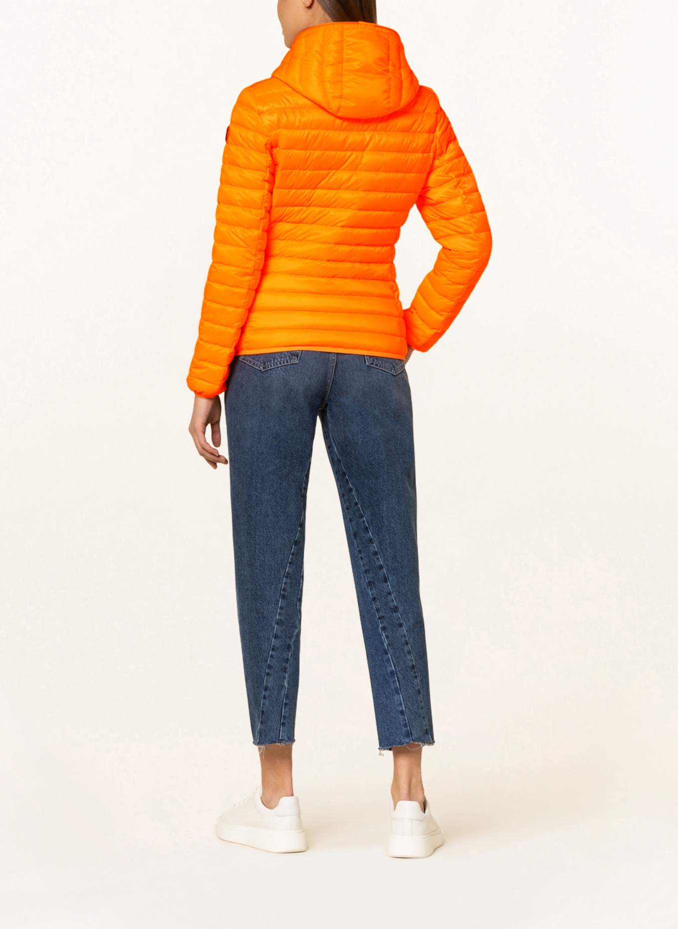 SAVE THE DUCK Quilted jacket KYLA, Color: NEON ORANGE (Image 3)