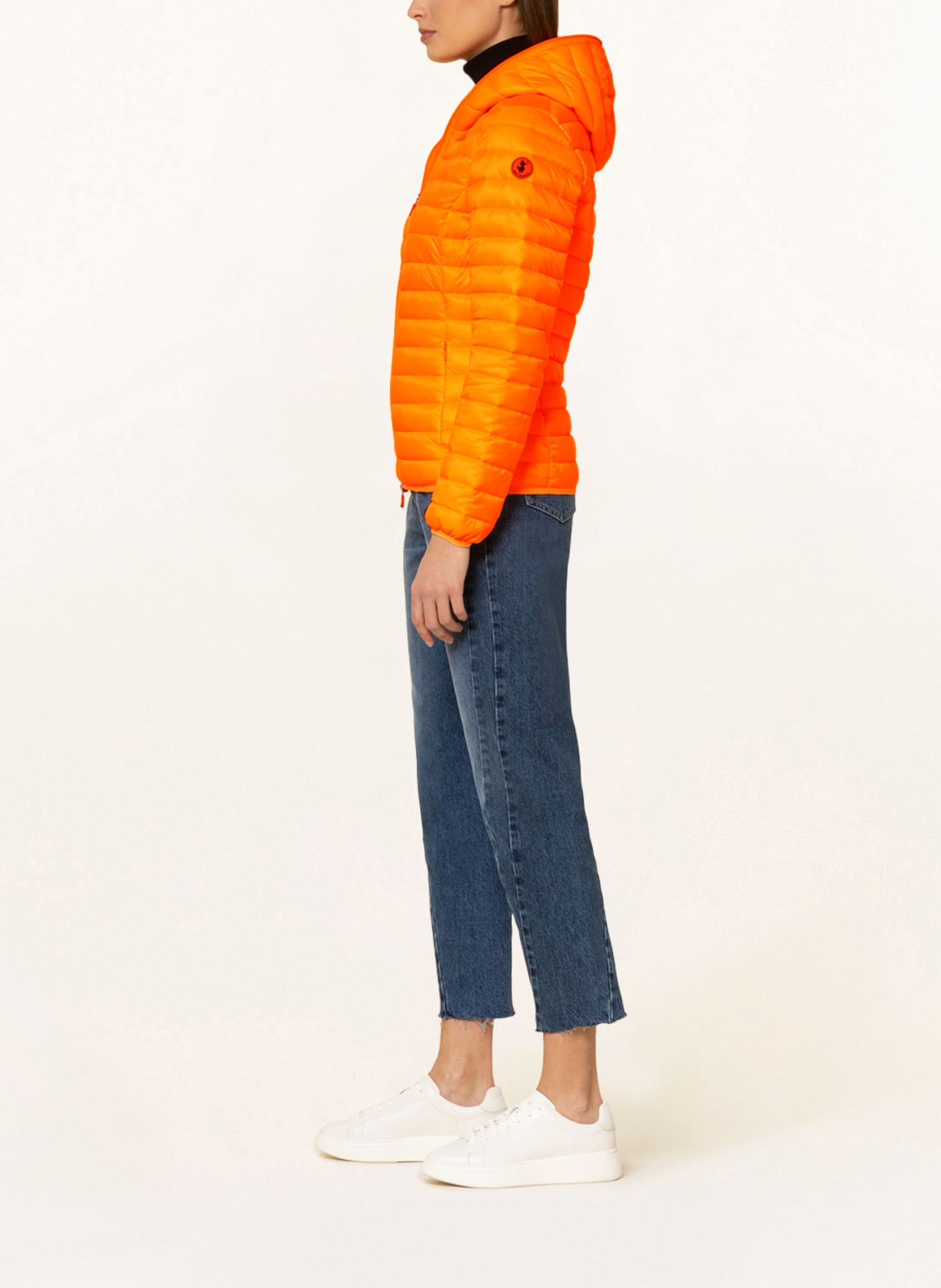 SAVE THE DUCK Quilted jacket KYLA, Color: NEON ORANGE (Image 4)