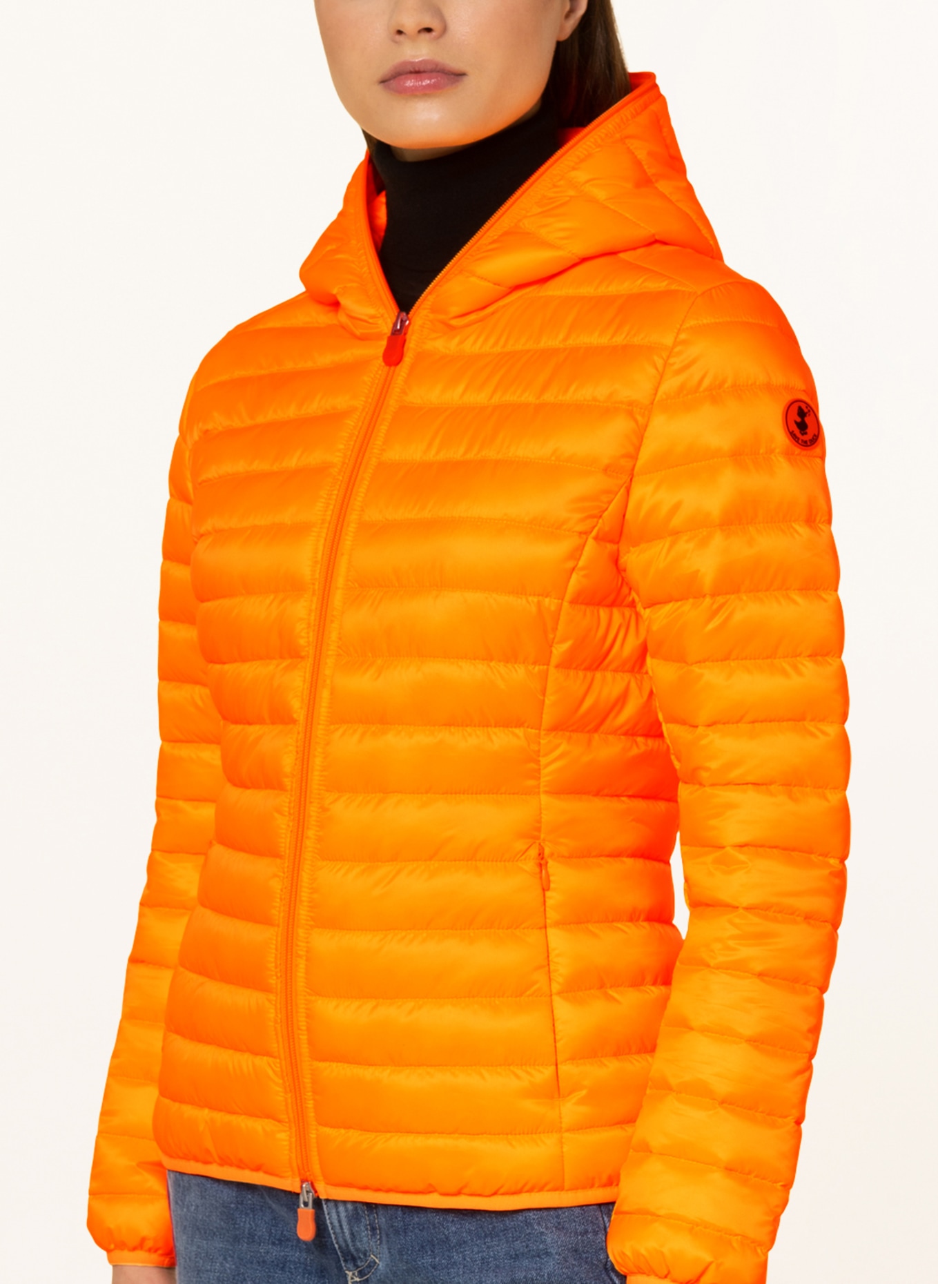 SAVE THE DUCK Quilted jacket KYLA, Color: NEON ORANGE (Image 5)