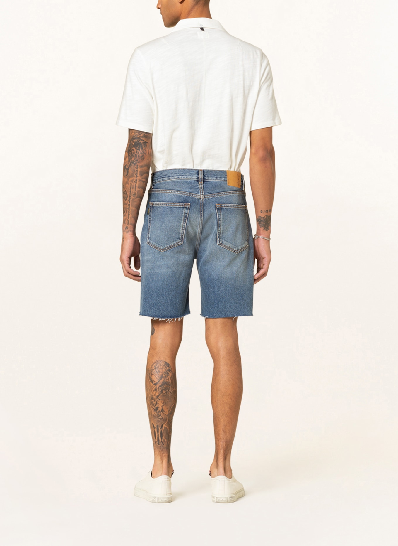 HAIKURE Denim shorts LOUISE, Color: L0721 MID BLUE (Image 3)