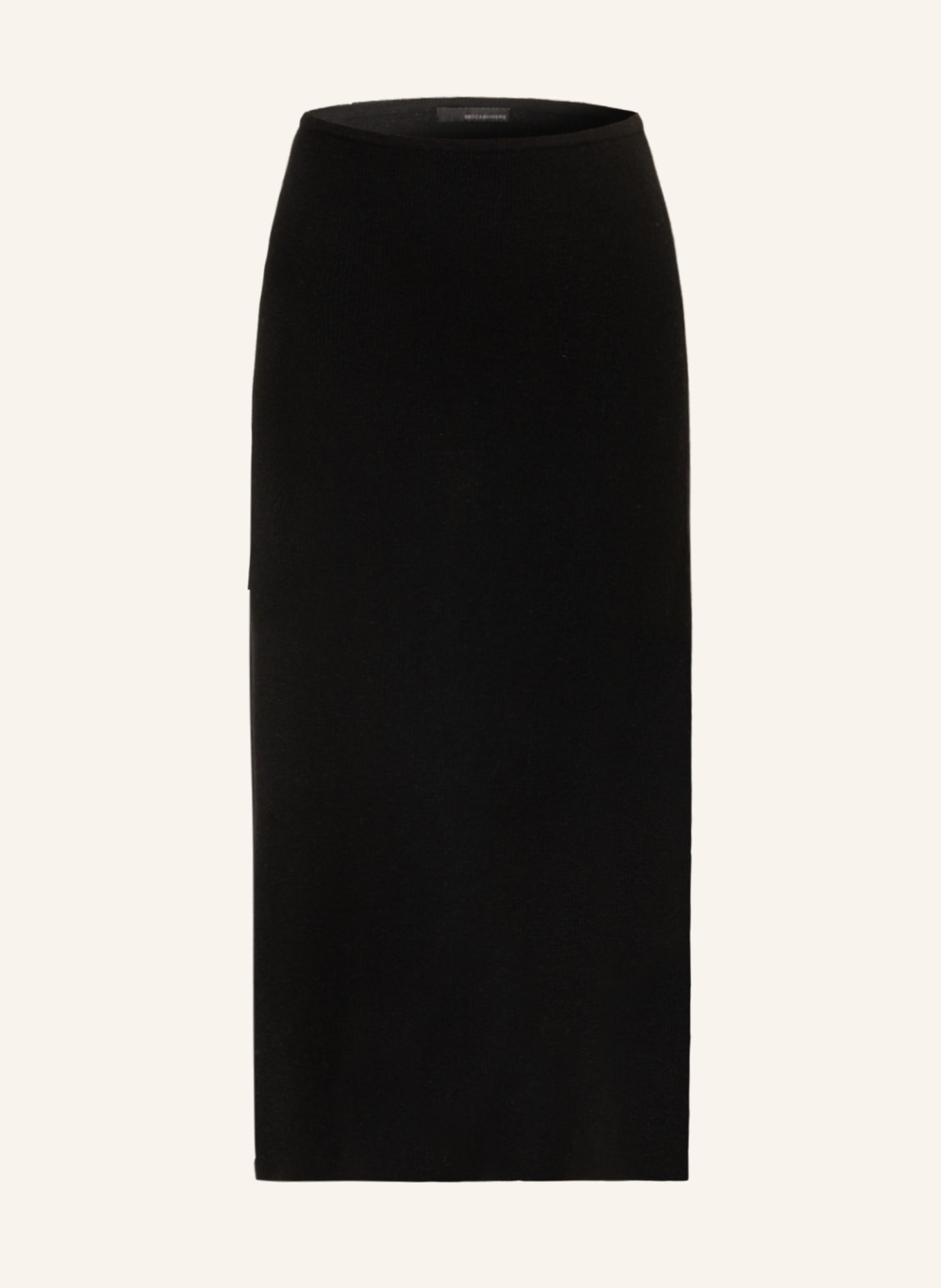 360CASHMERE Pletená sukně ASHTON z kašmíru, Barva: ČERNÁ (Obrázek 1)