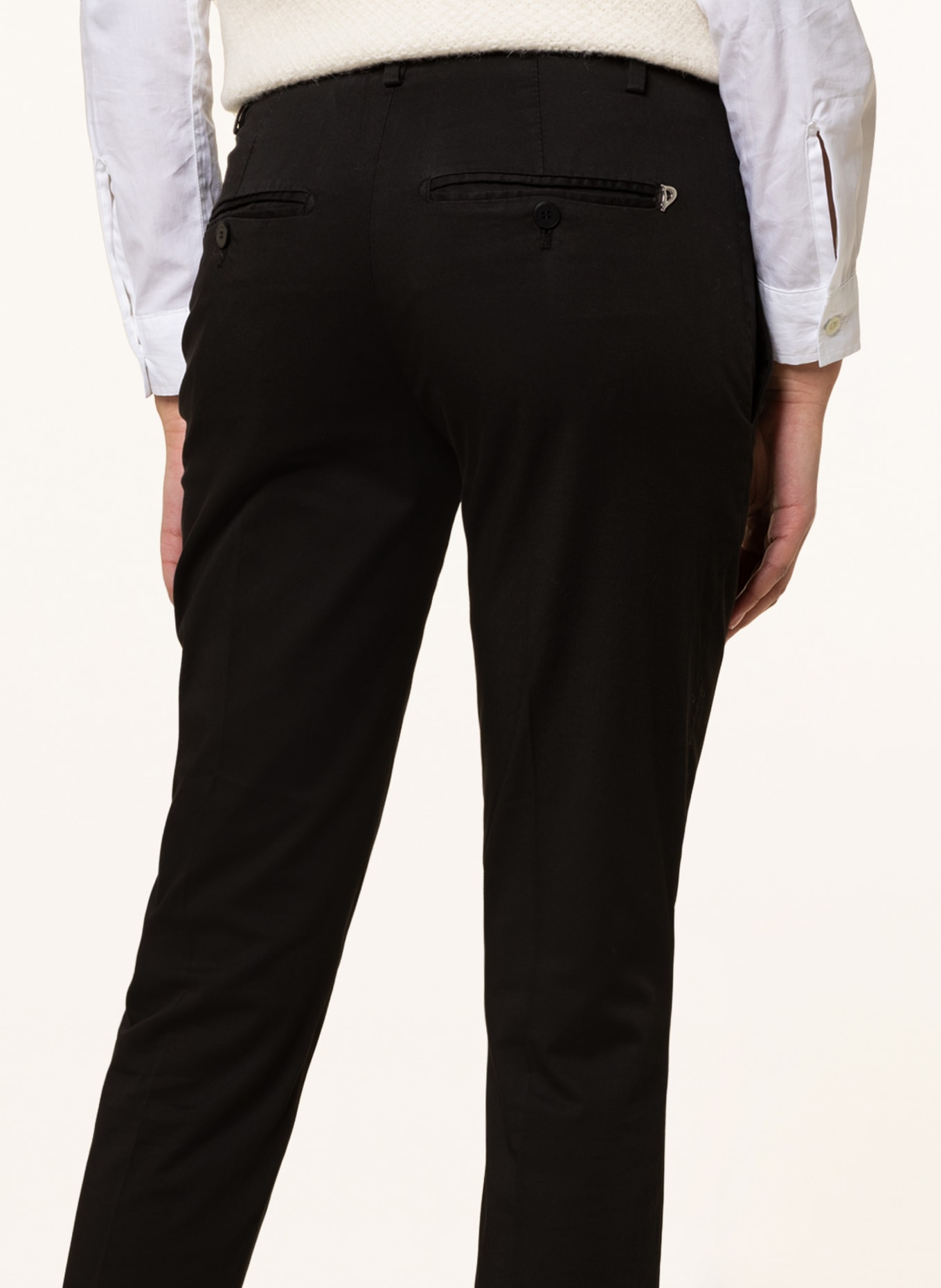 Dondup 7/8 trousers PERFECT-SLIM, Color: BLACK (Image 5)