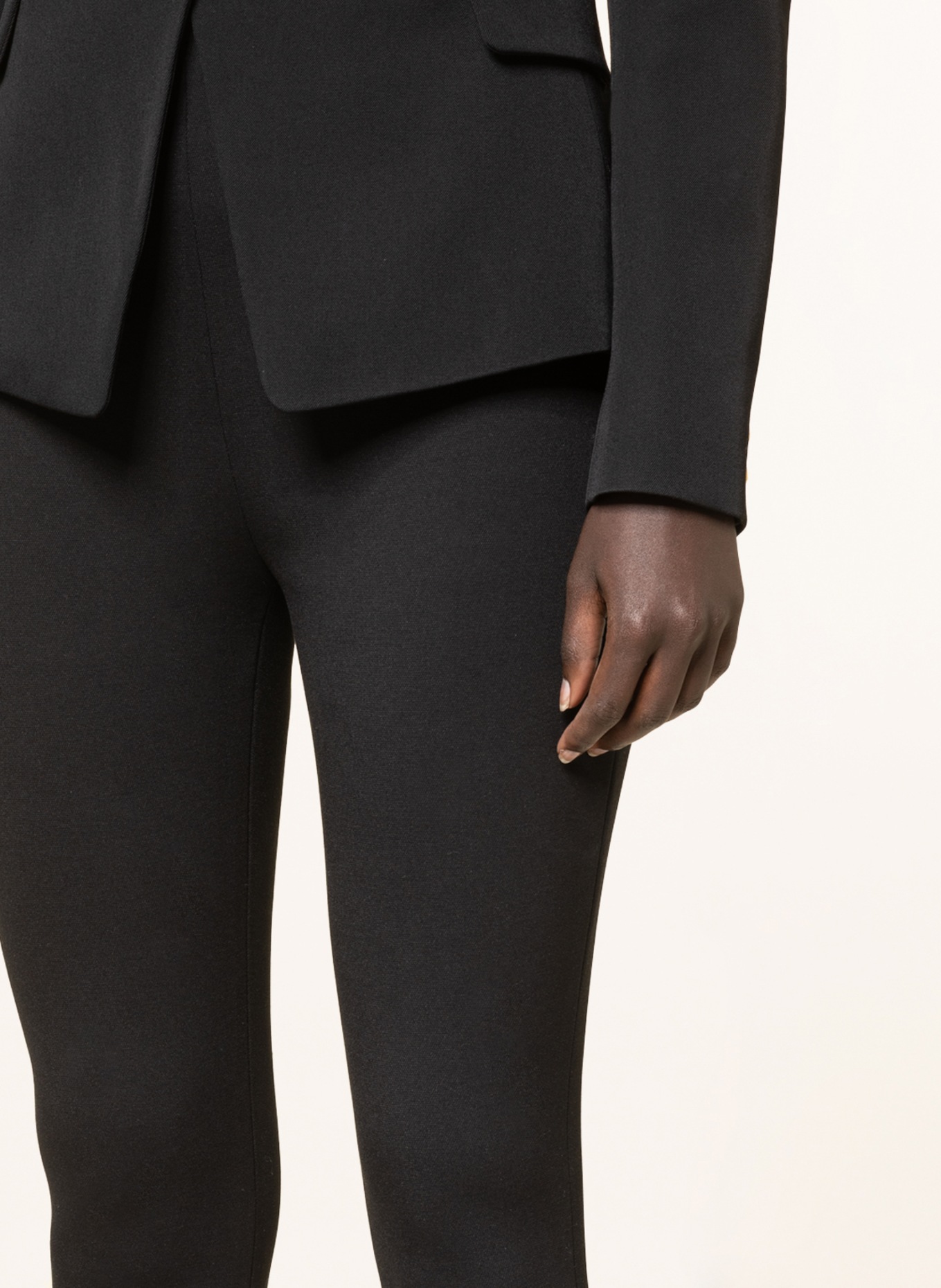BALMAIN Leggings, Color: BLACK (Image 5)