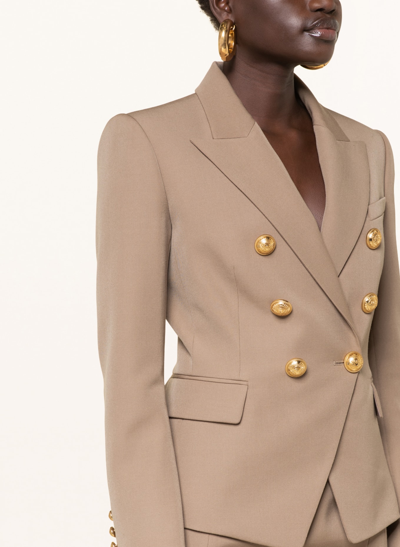 Balmain nude blazer on sale