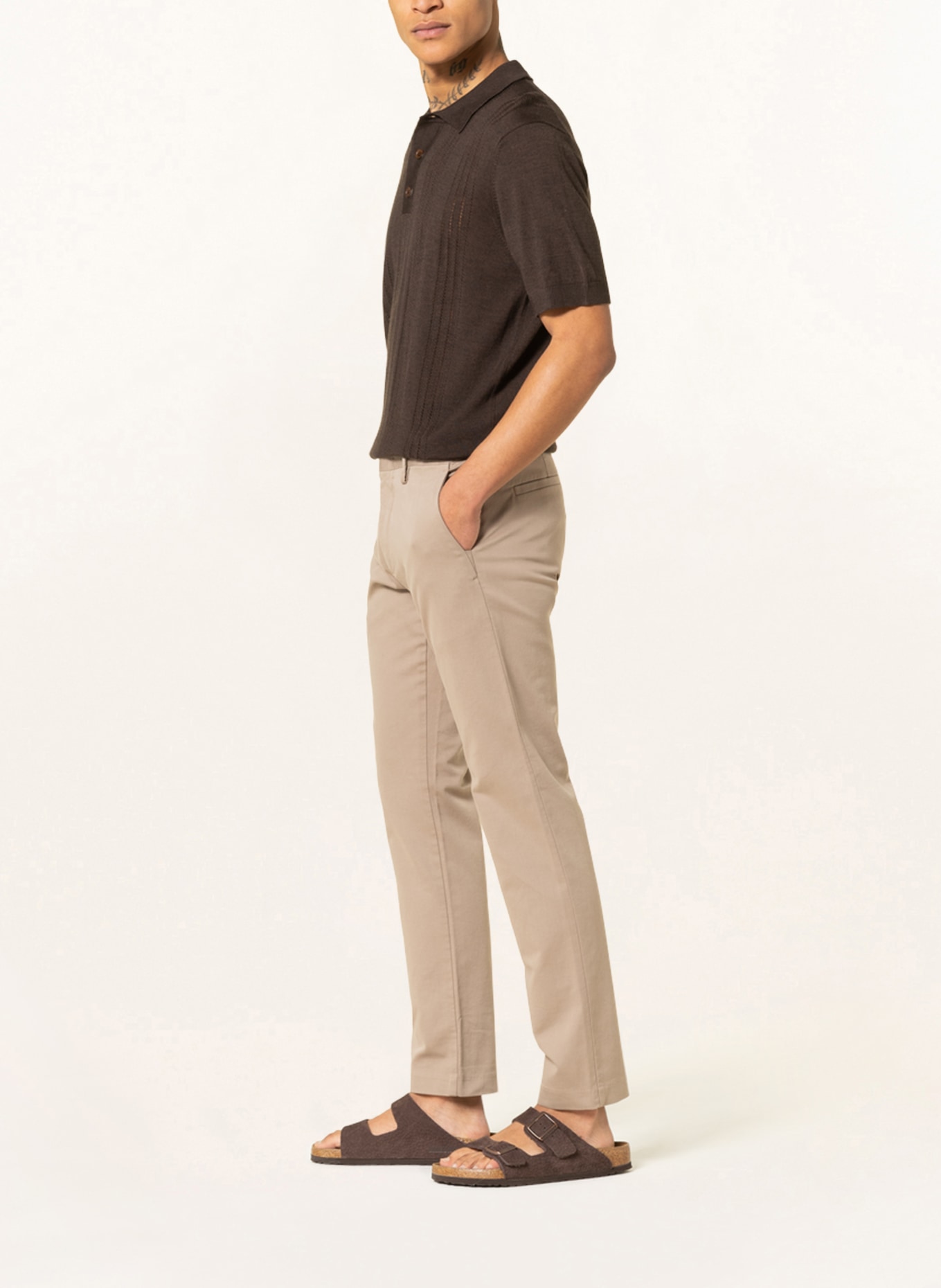 NN.07 Chinos THEO Regular Fit, Color: LIGHT BROWN (Image 4)