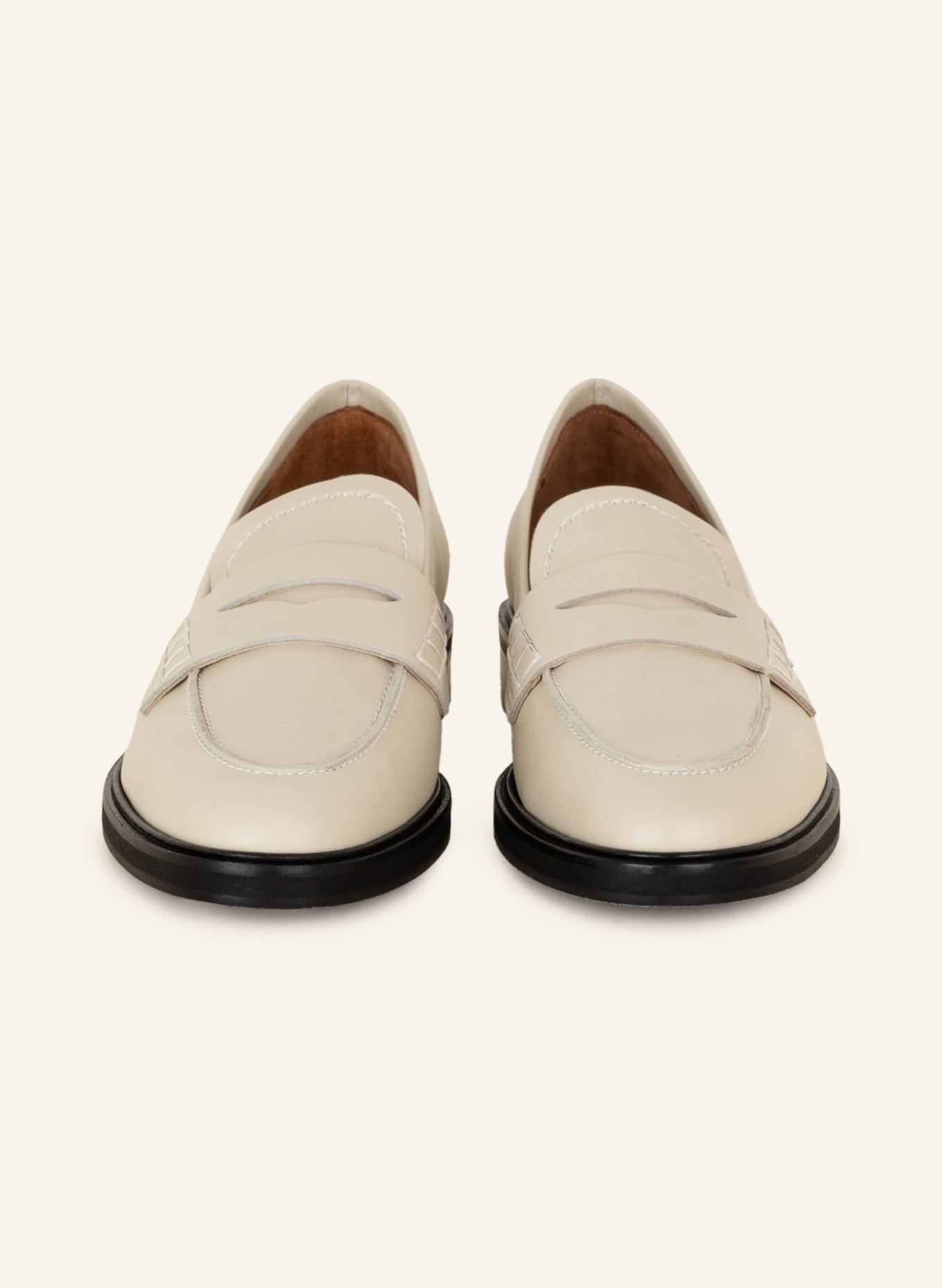 Flattered Penny loafers SARA, Color: CREAM (Image 3)