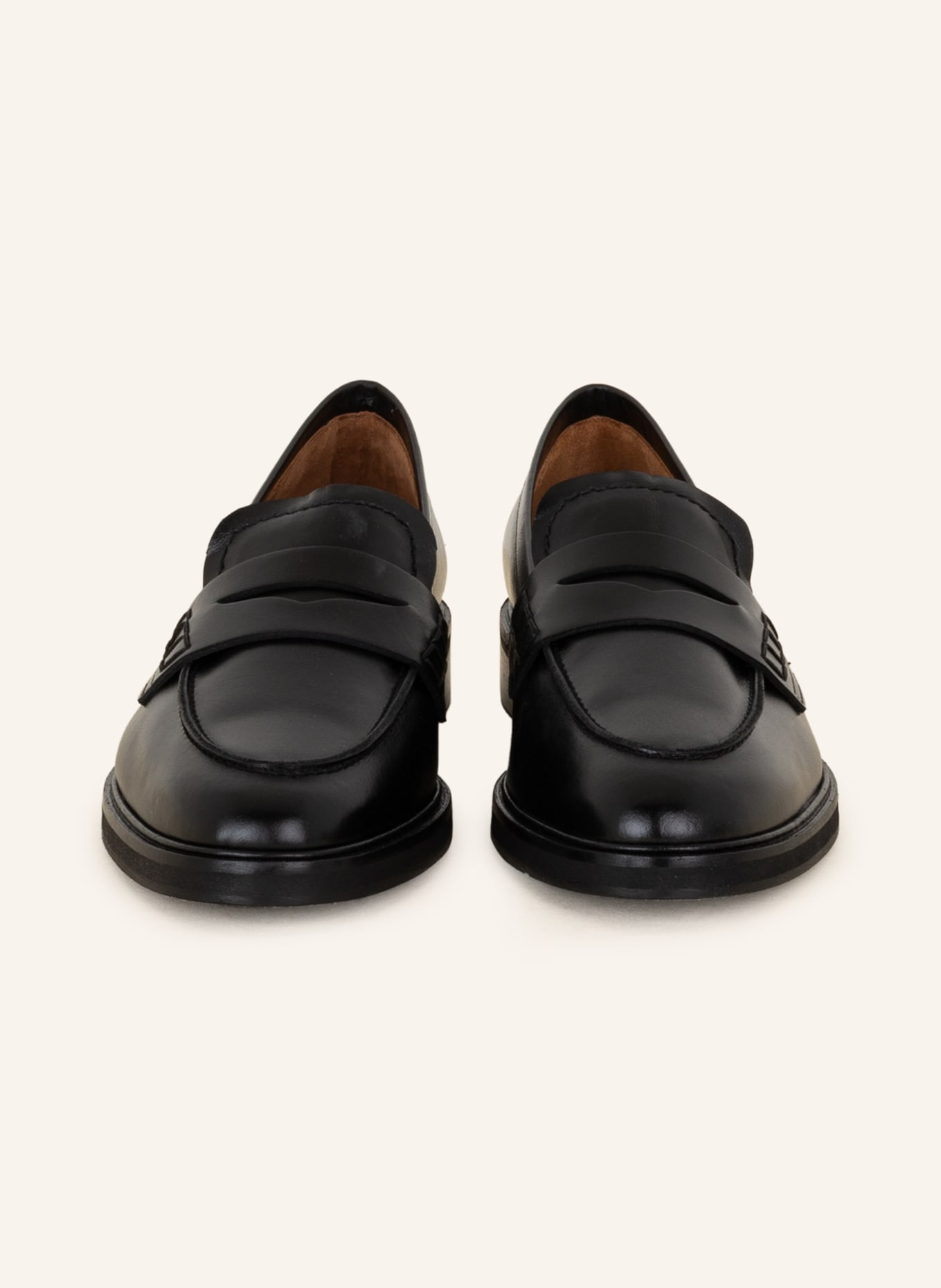 Flattered Penny loafers SARA, Color: BLACK (Image 3)