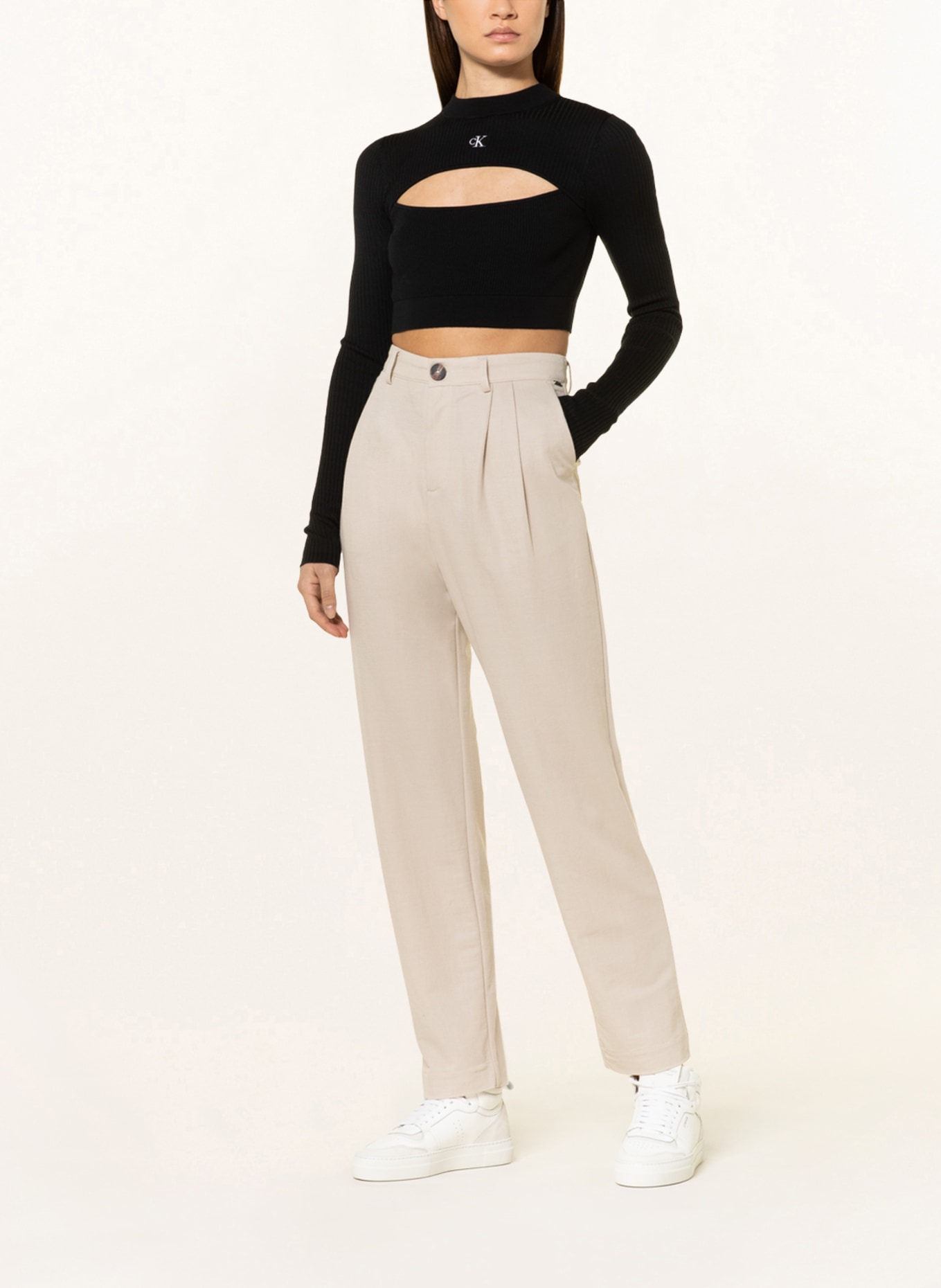 Pepe Jeans Trousers COLETTE, Color: LIGHT BROWN (Image 2)