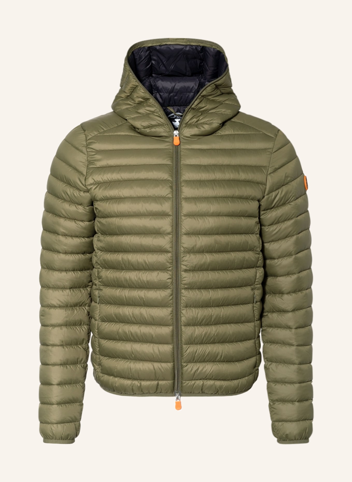 SAVE THE DUCK Quilted jacket DUFFY , Color: OLIVE (Image 1)