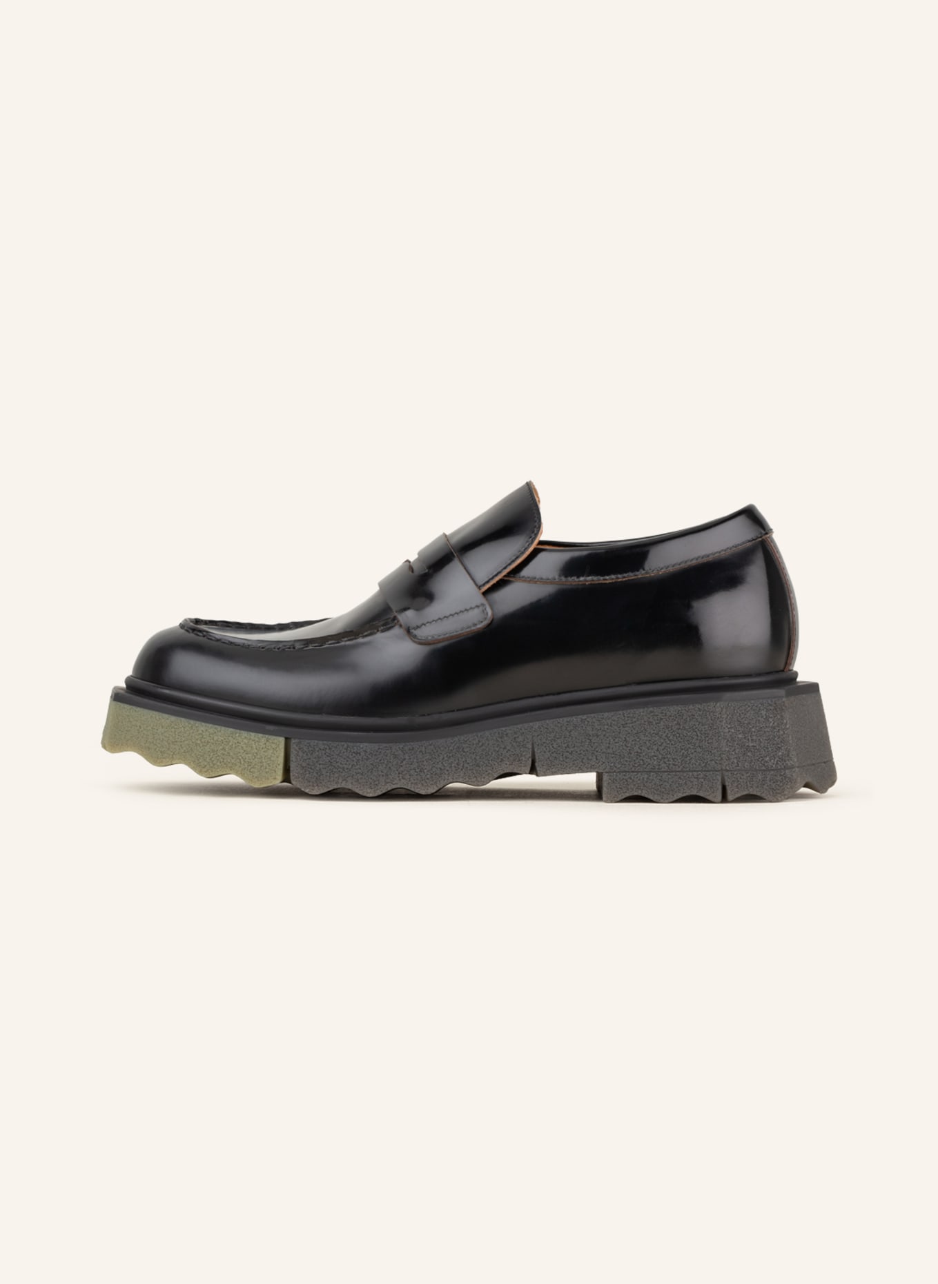 Off-White Loafers , Color: BLACK (Image 4)