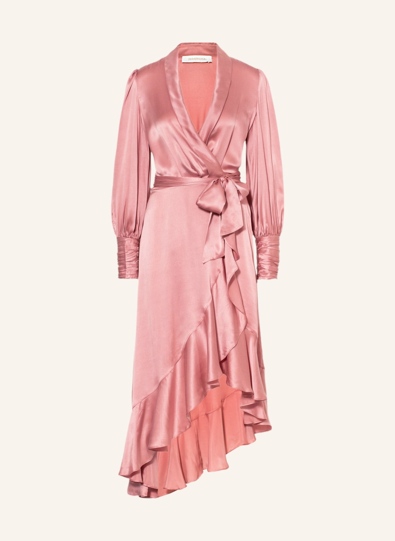 ZIMMERMANN Wrap dress made of silk, Color: PINK (Image 1)
