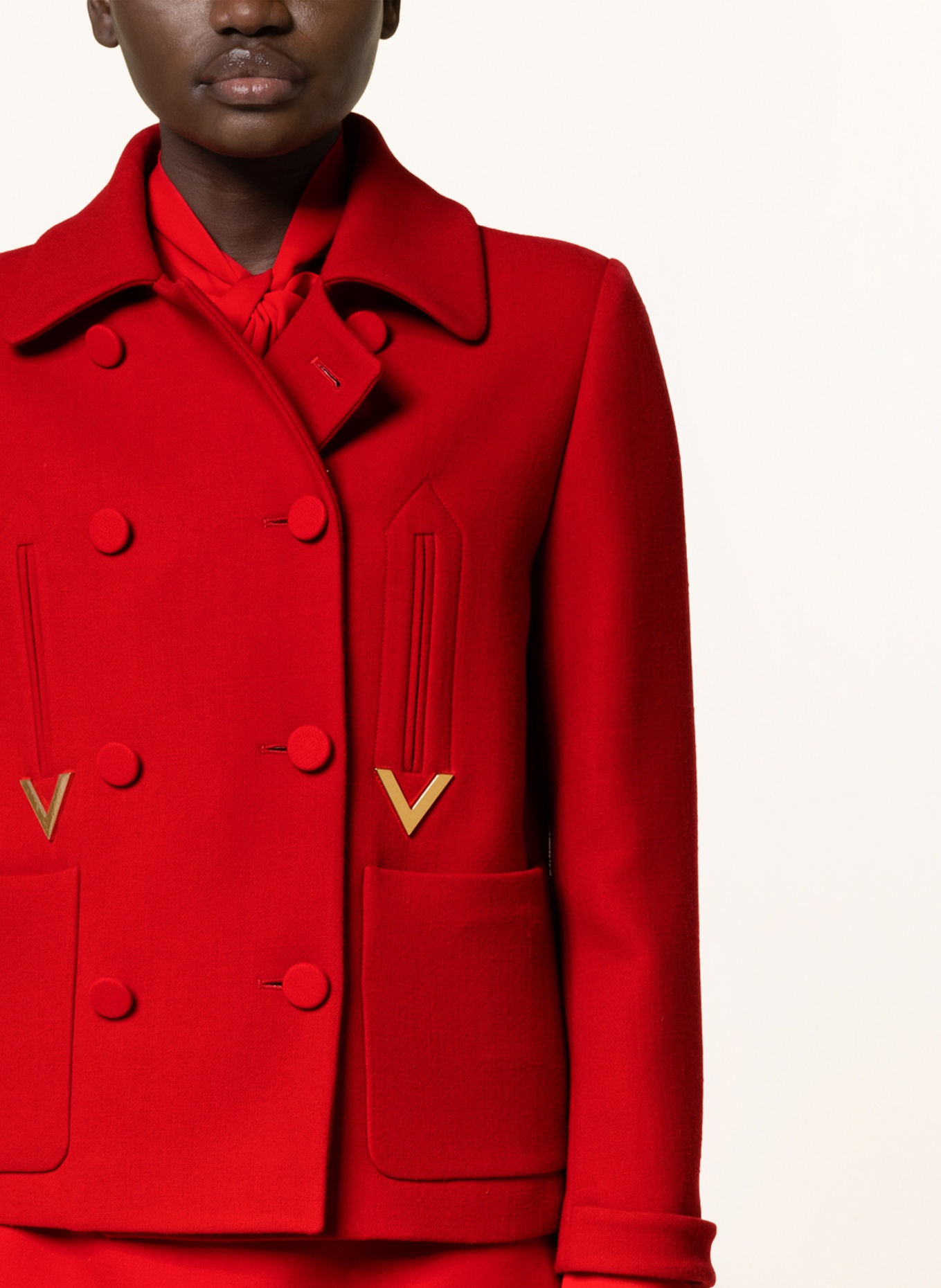VALENTINO Boxy jacket , Color: RED (Image 4)