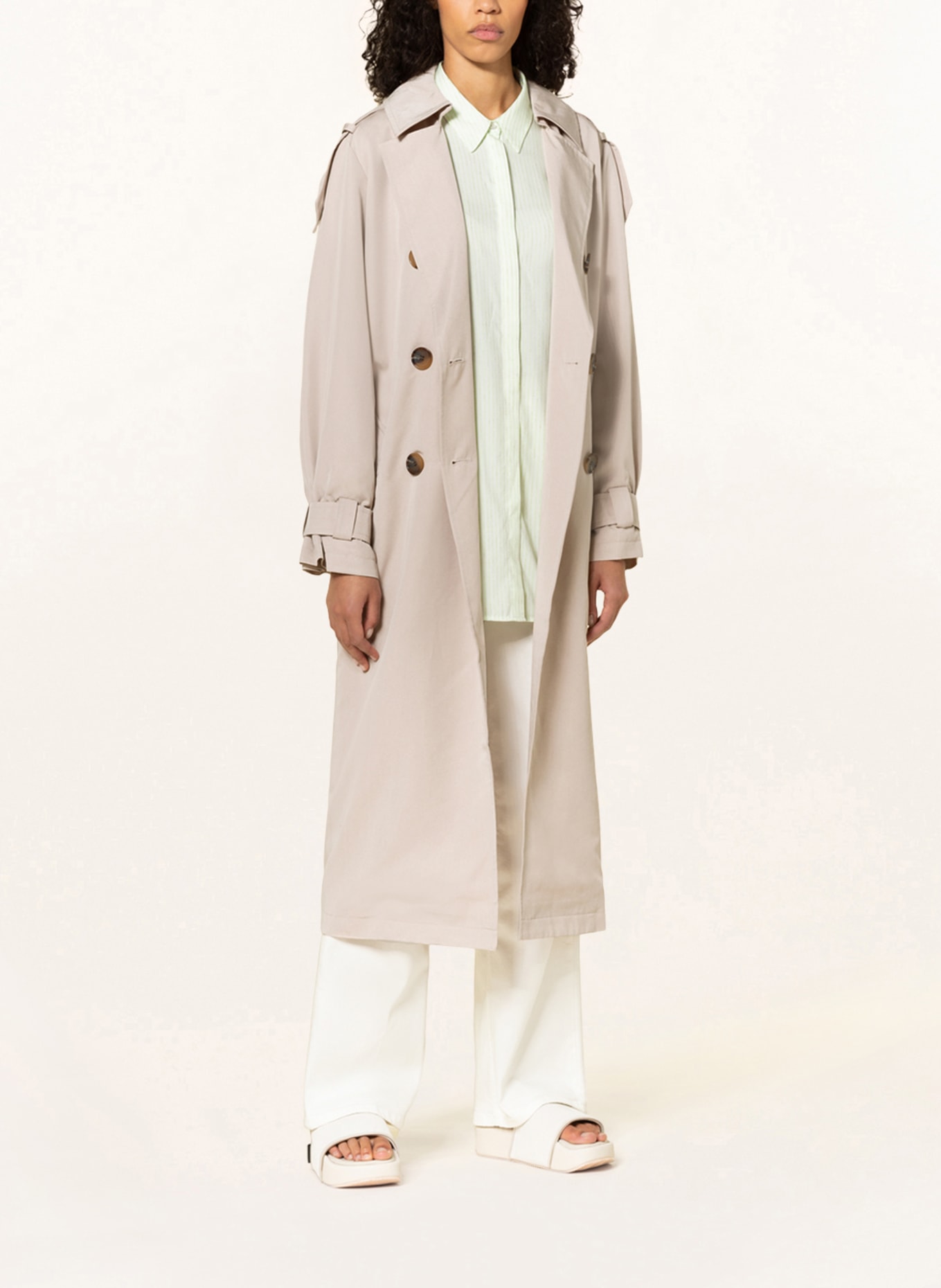 comma Trench coat, Color: NUDE (Image 2)