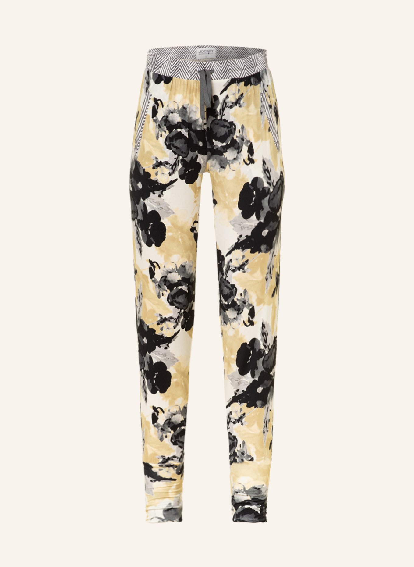 JOCKEY Spodnie od piżamy RELAXED LOUNGE, Kolor: CZARNY/ SZARY/ ŻÓŁTY (Obrazek 1)
