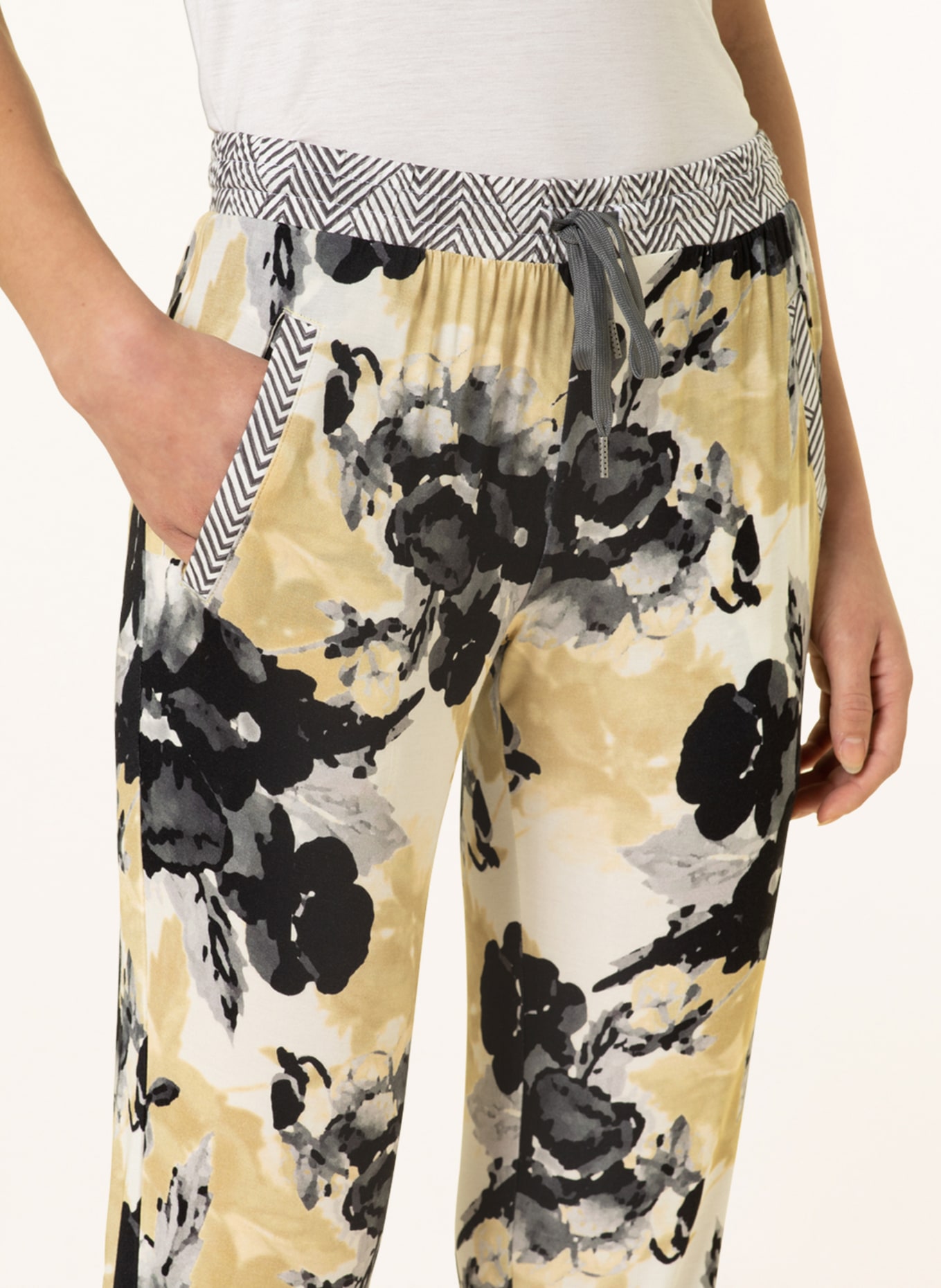 JOCKEY Spodnie od piżamy RELAXED LOUNGE, Kolor: CZARNY/ SZARY/ ŻÓŁTY (Obrazek 5)