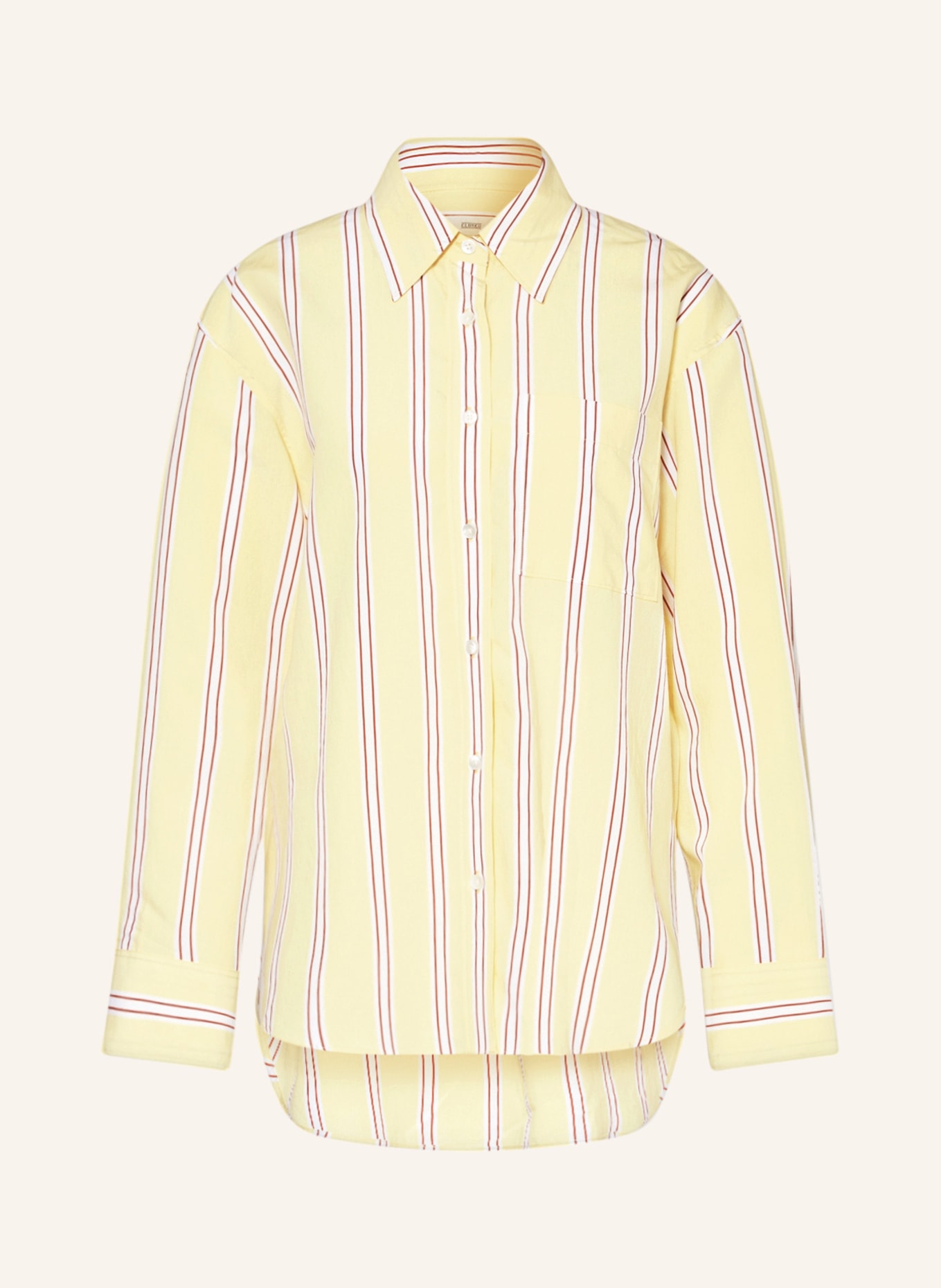 CLOSED Shirt blouse, Color: YELLOW/ WHITE/ BROWN (Image 1)
