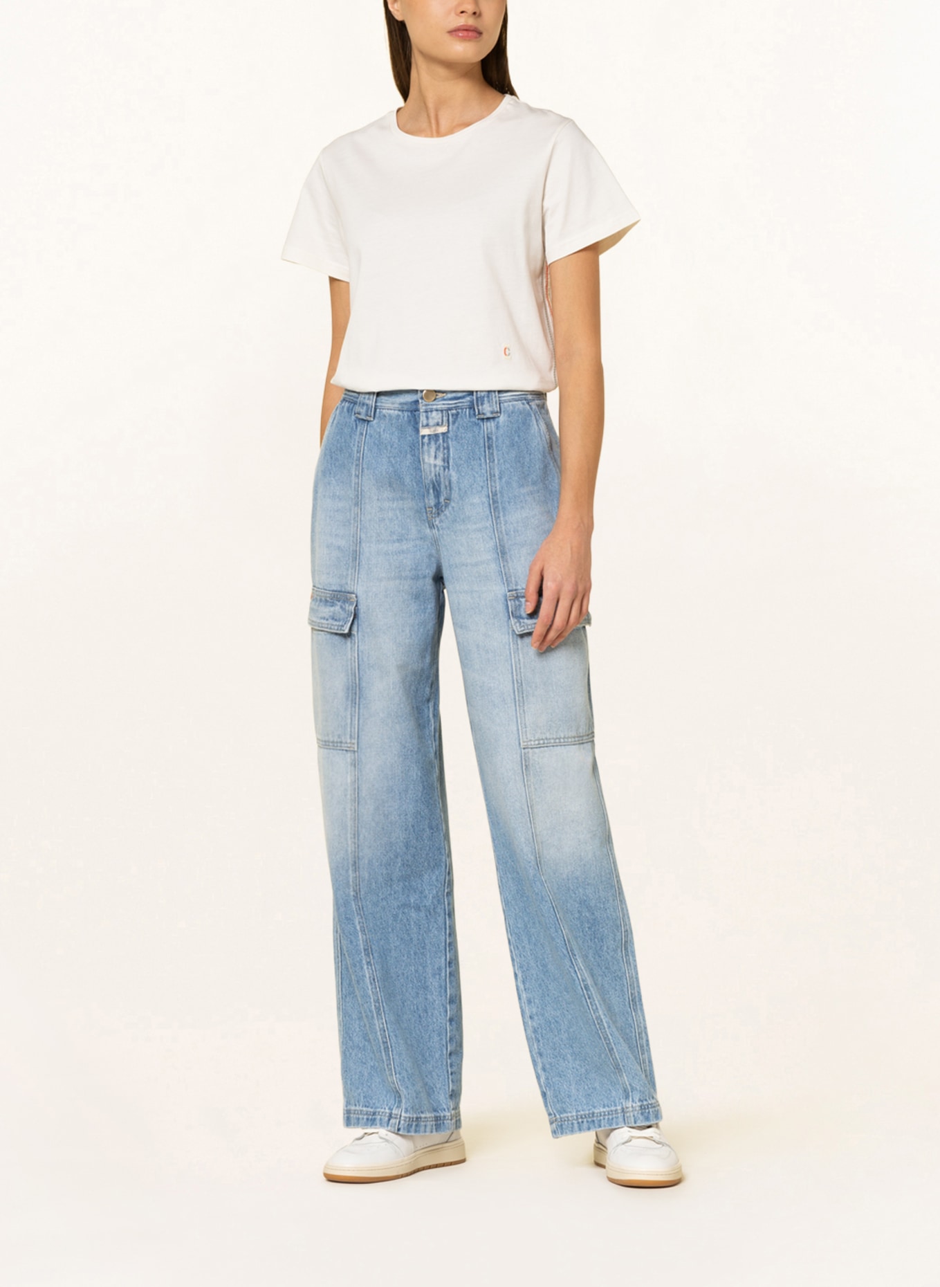 CLOSED Jeansy bojówki ROYE, Kolor: MBL MID BLUE (Obrazek 2)