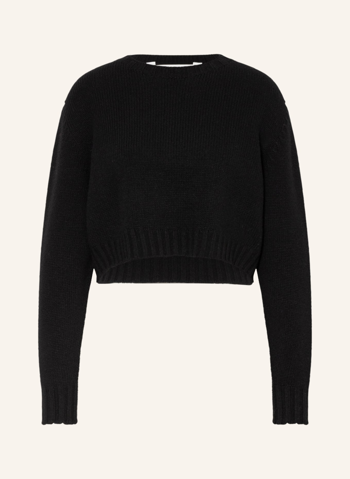 Palm Angels Cropped sweater, Color: BLACK (Image 1)